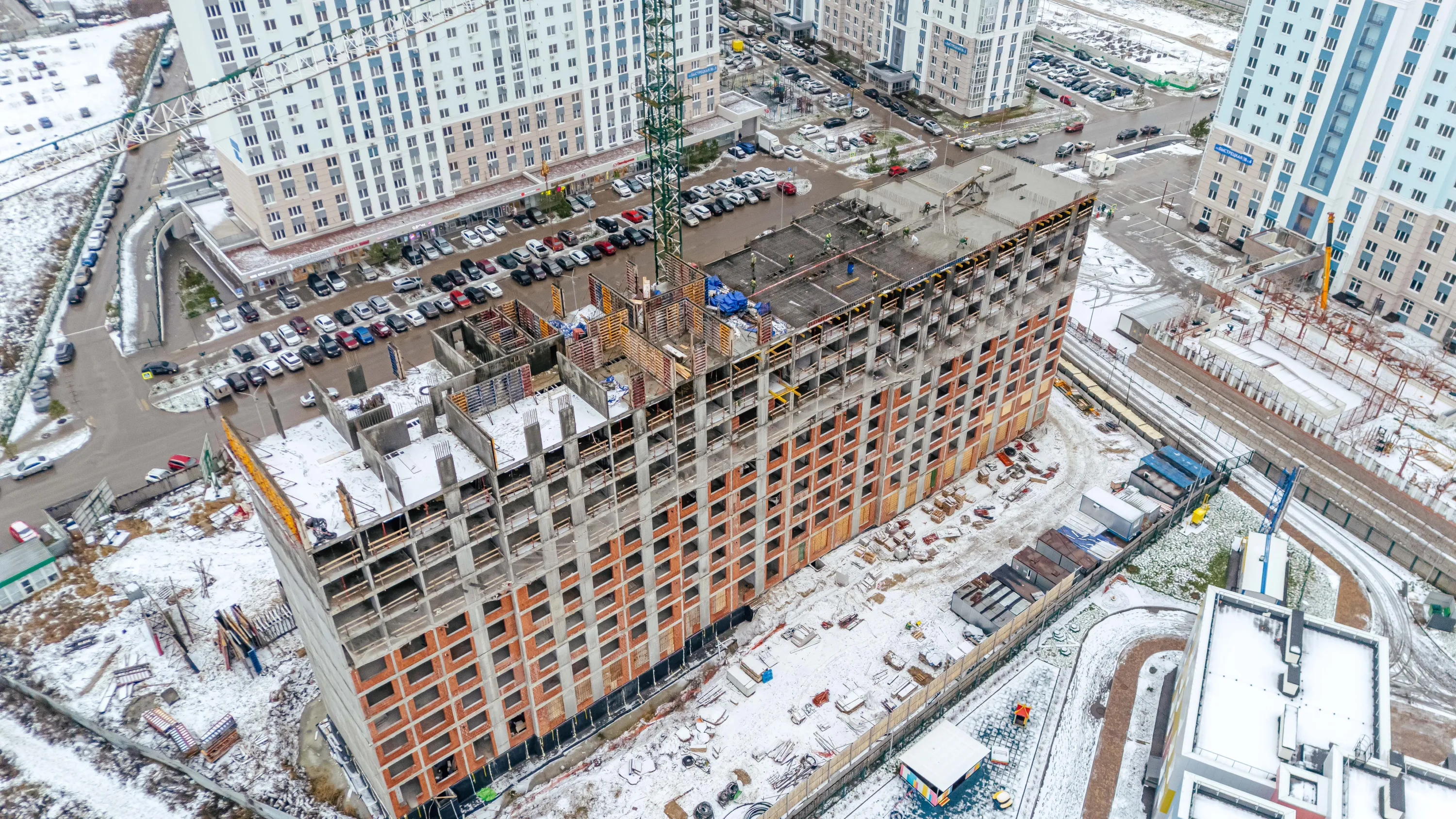 ЖК Еврокласс-5 ход строительства