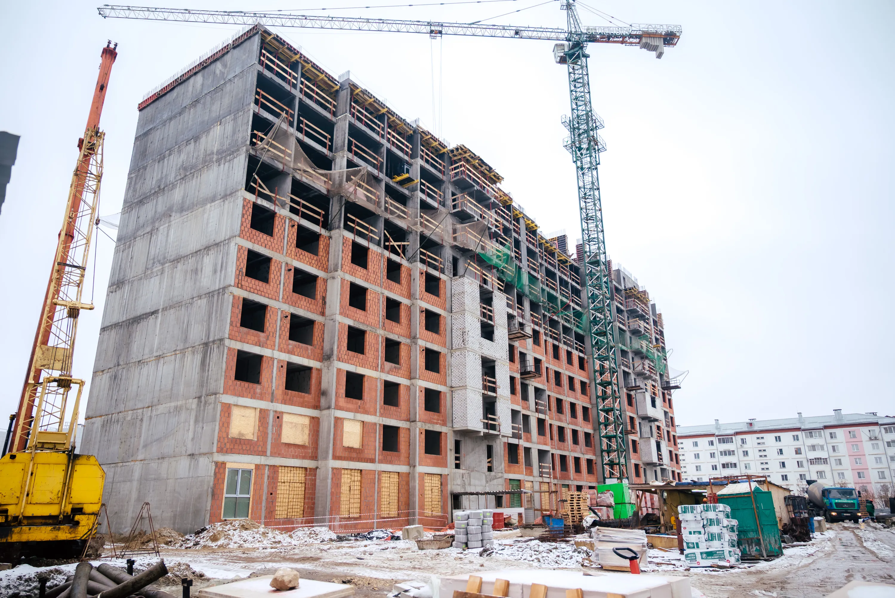 ЖК Еврокласс-5 ход строительства