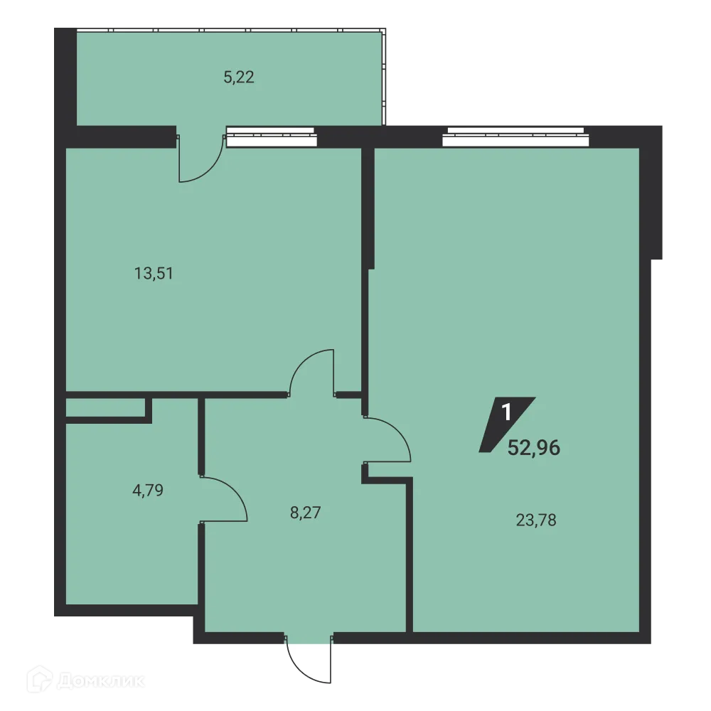 Фото квартиры в ЖК Дом на Ясной