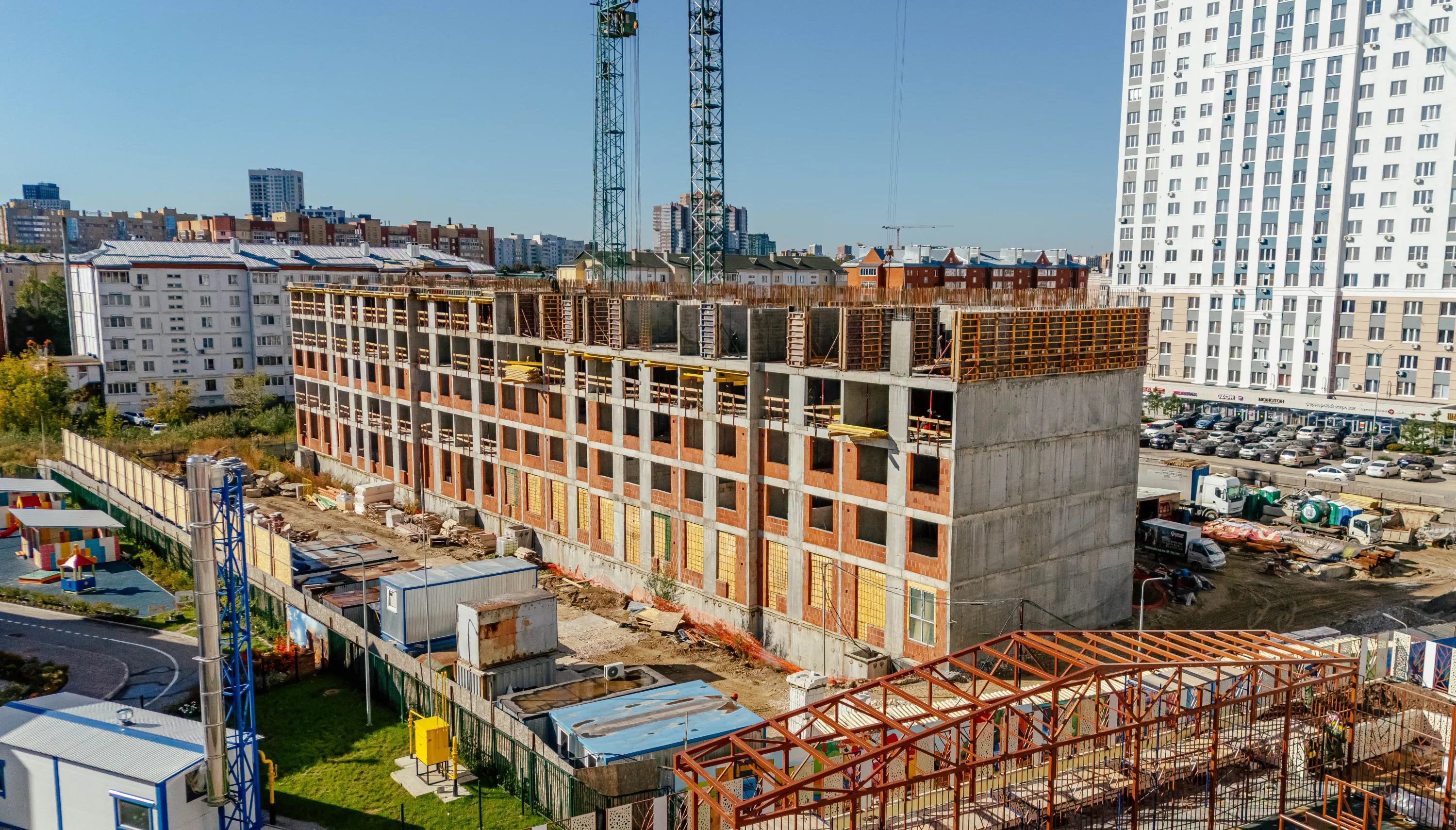 ЖК Еврокласс-5 ход строительства