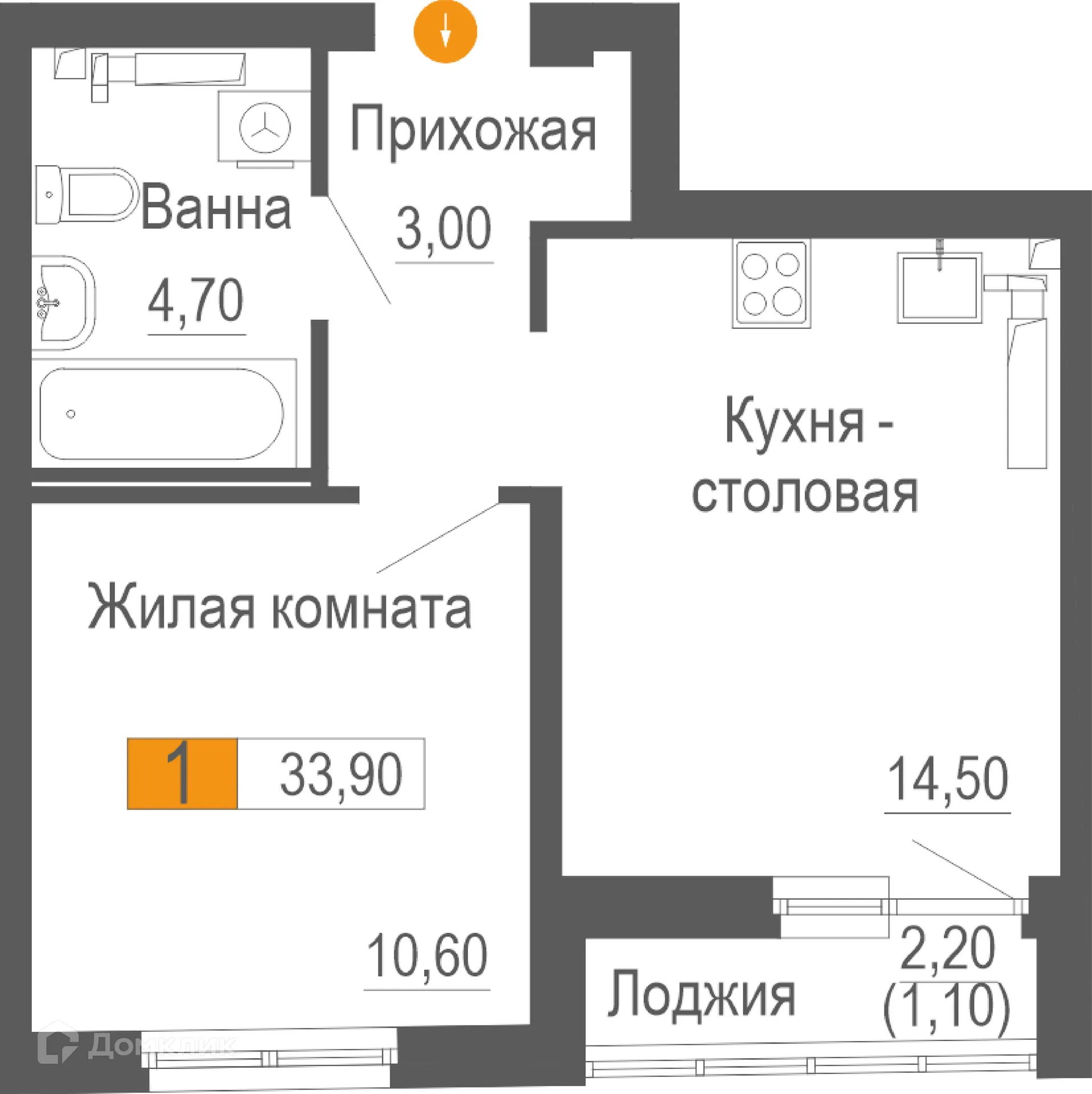 Фото квартиры в ЖК ФРИСТАЙЛ