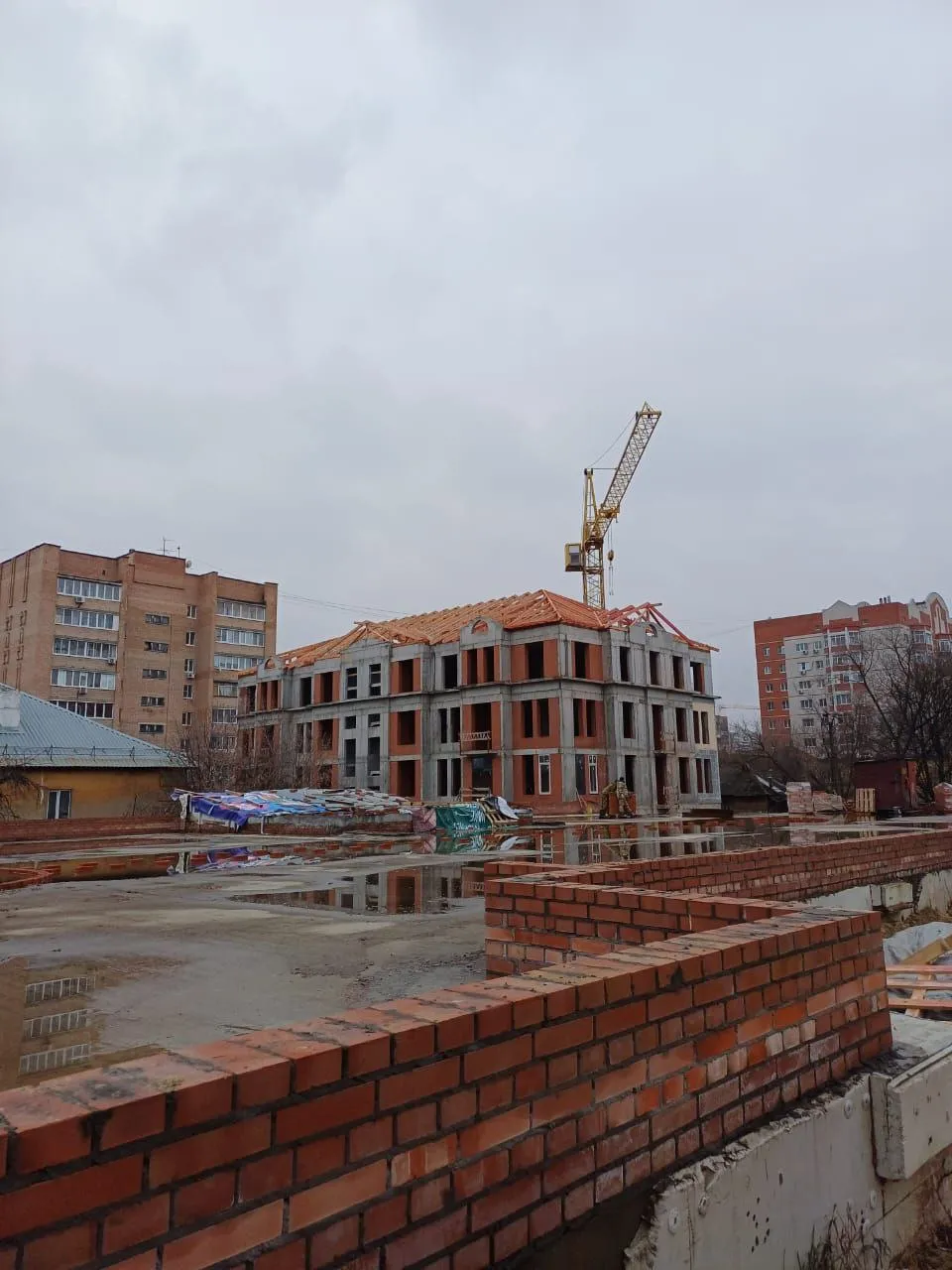 ЖК Жилой дом на Вознесенской ход строительства