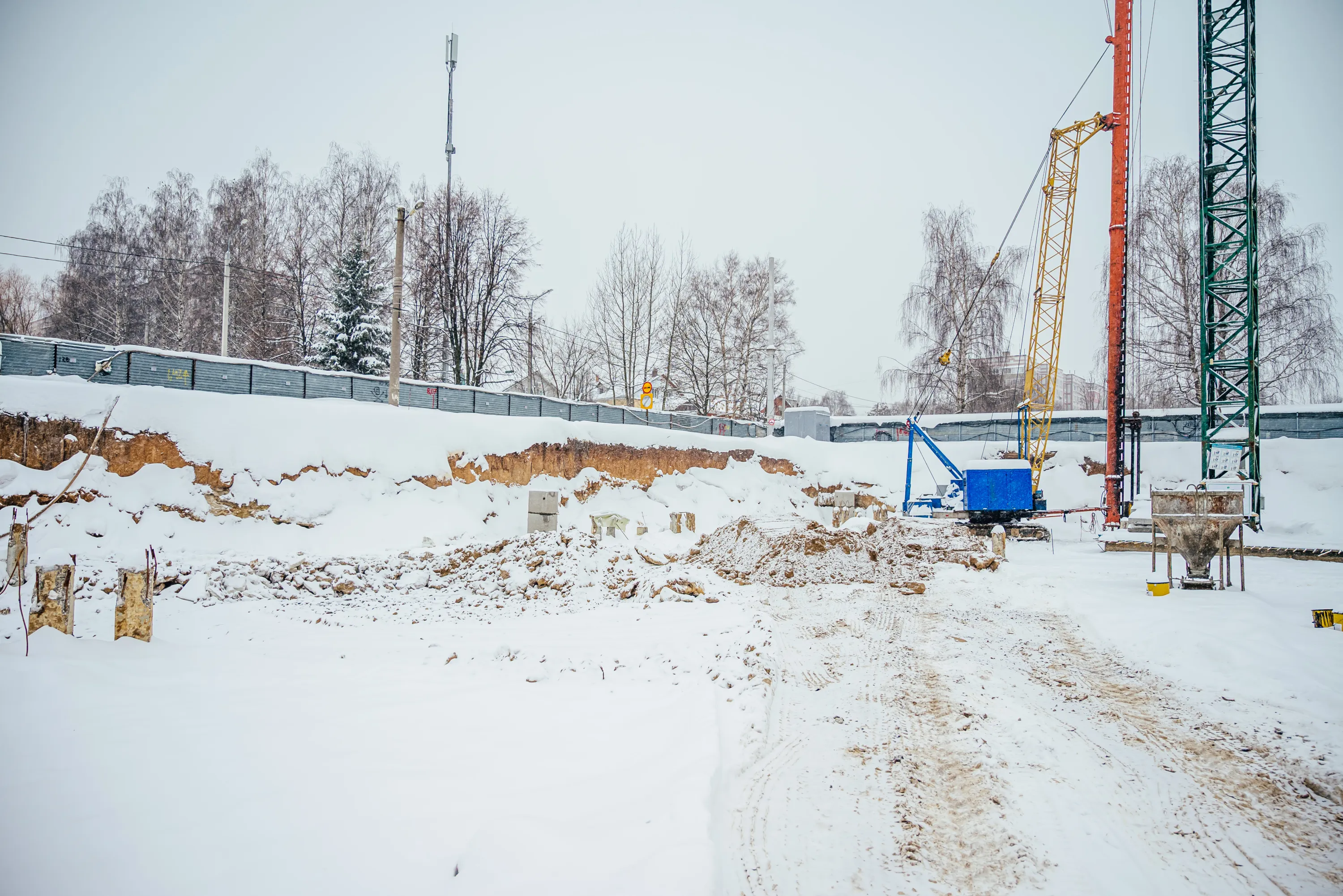 Полярная звезда ход строительства