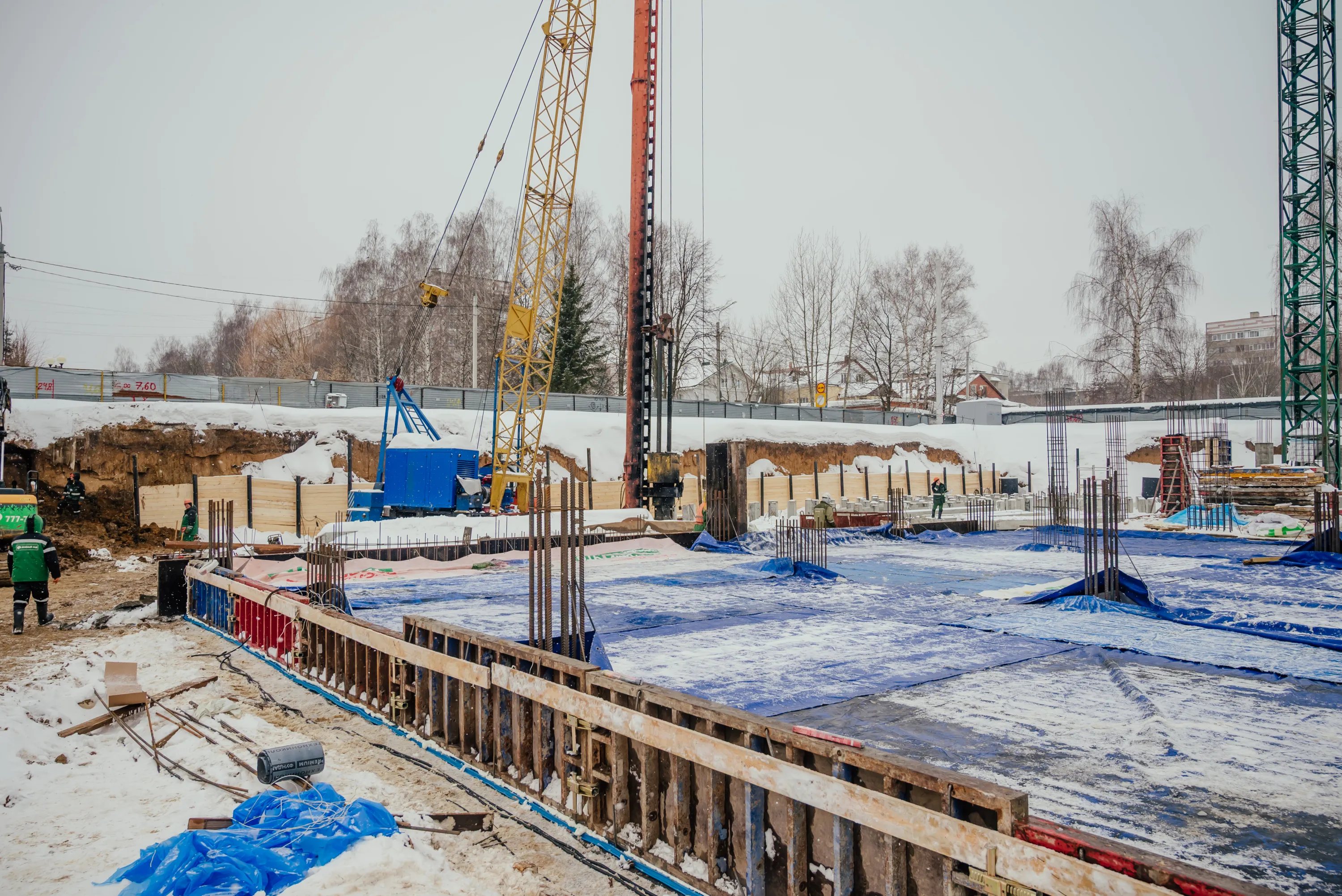 Полярная звезда ход строительства