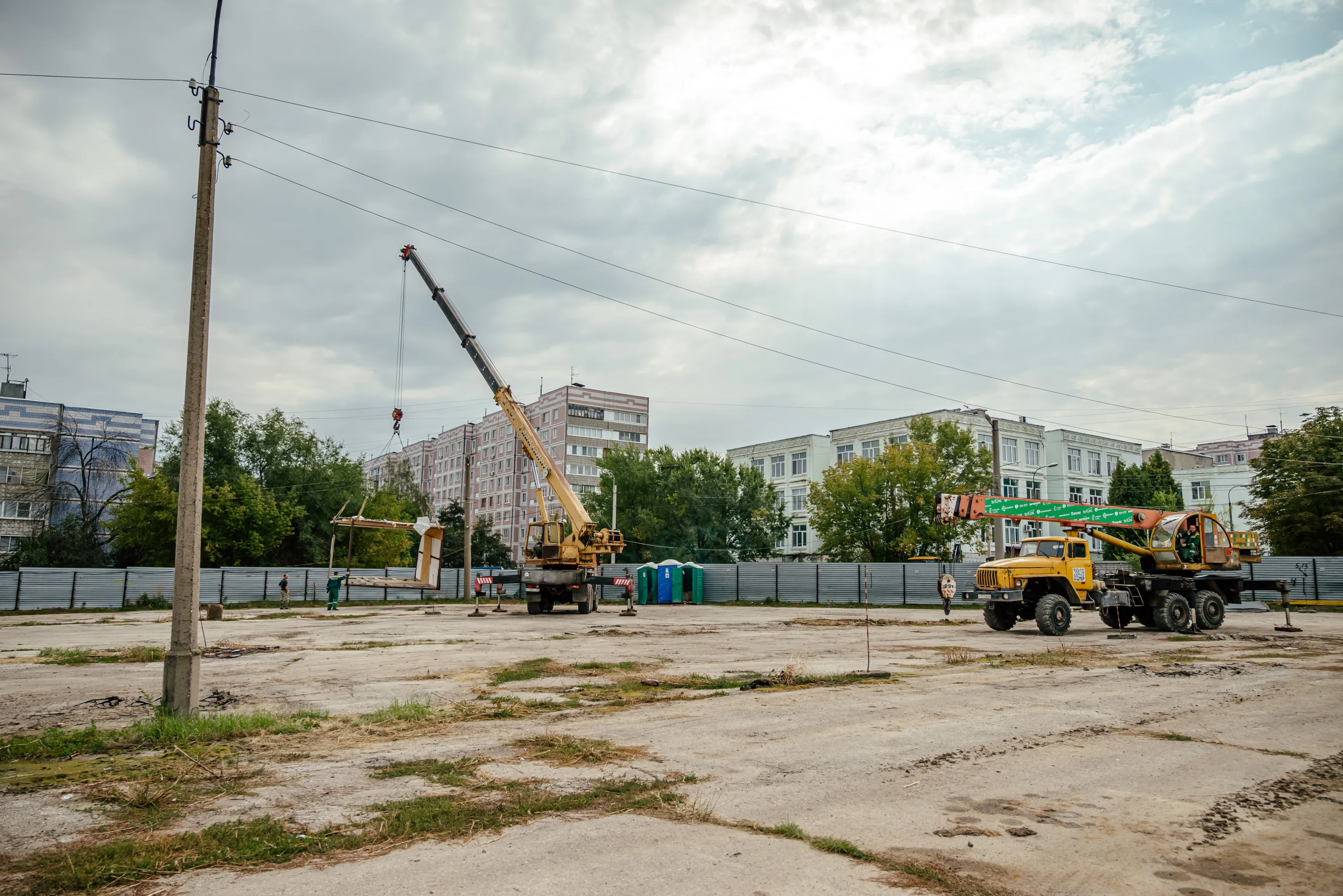 Полярная звезда ход строительства