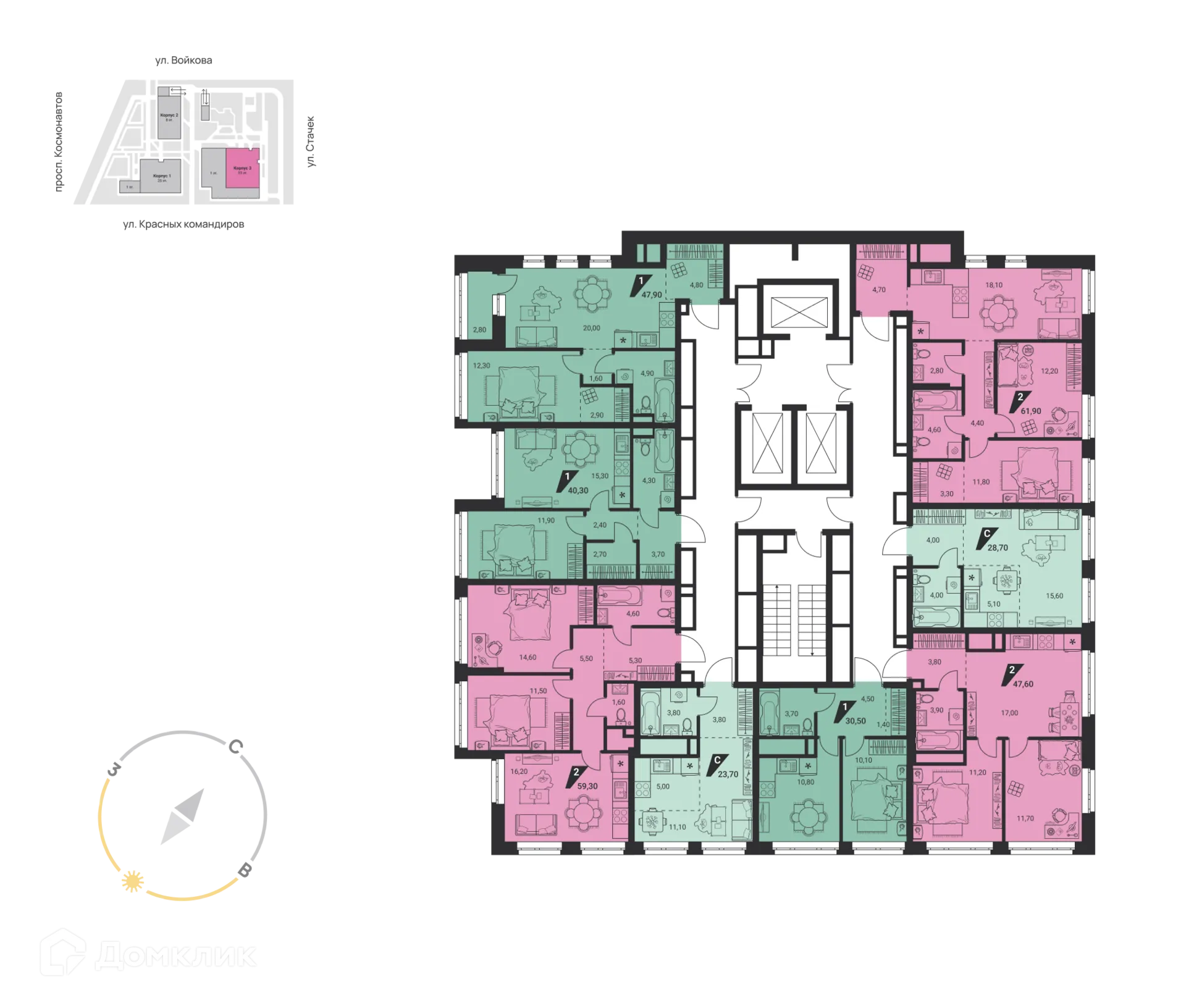Фото квартиры в ЖК Квартал К3