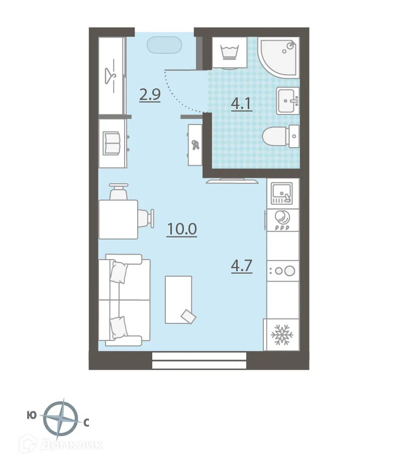 Фото квартиры в ЖК Малахит