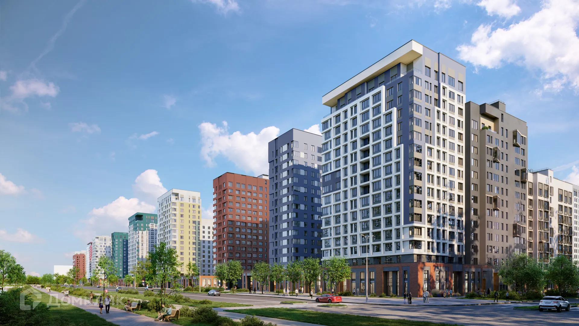 Планировка 1-комнатной квартиры 42.54 м² в ЖК Новая Олимпика, г. Екатеринбург — фото 3