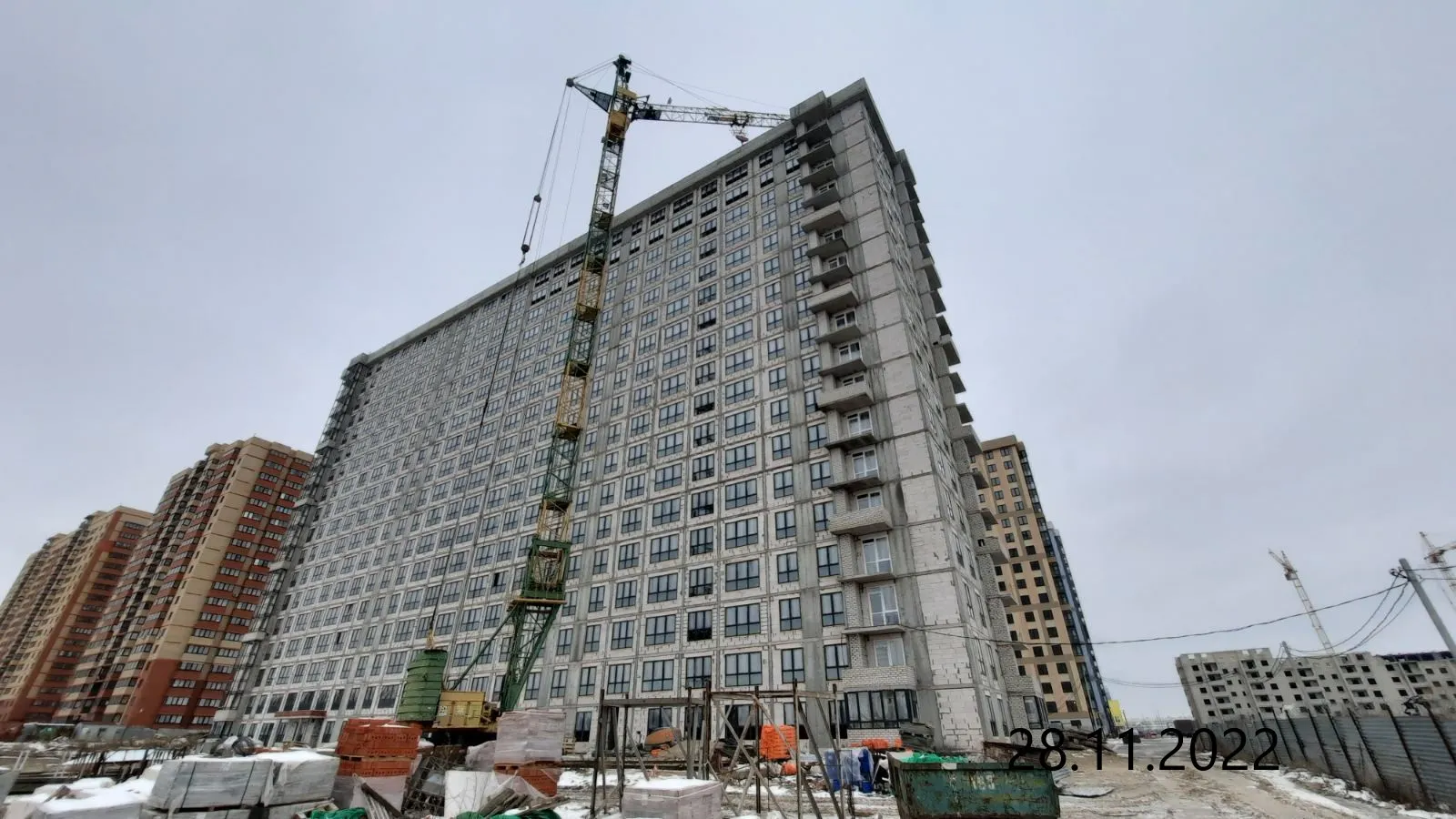 ЖК Бульвар оптимистов ход строительства