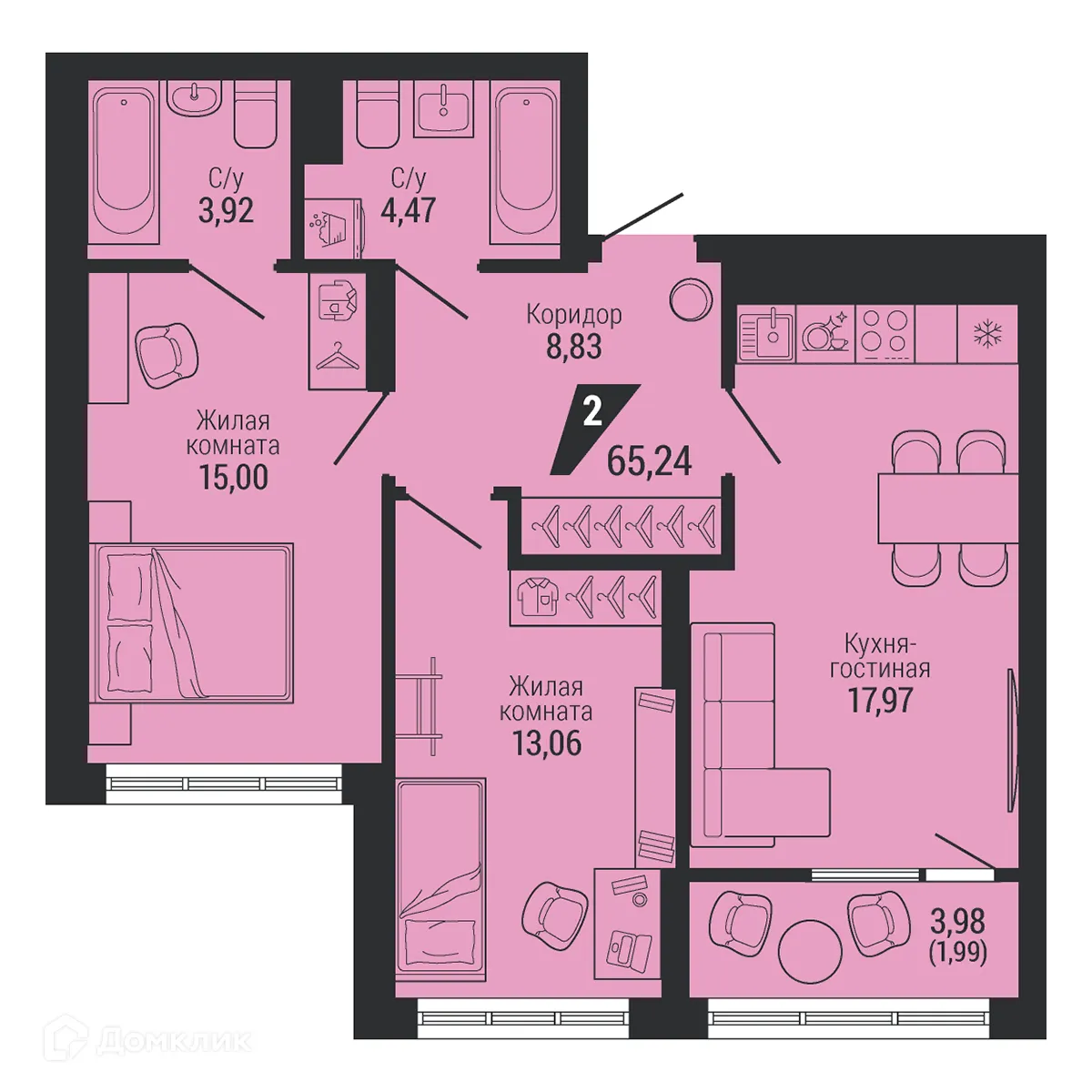 Фото квартиры в ЖК ТЕМП