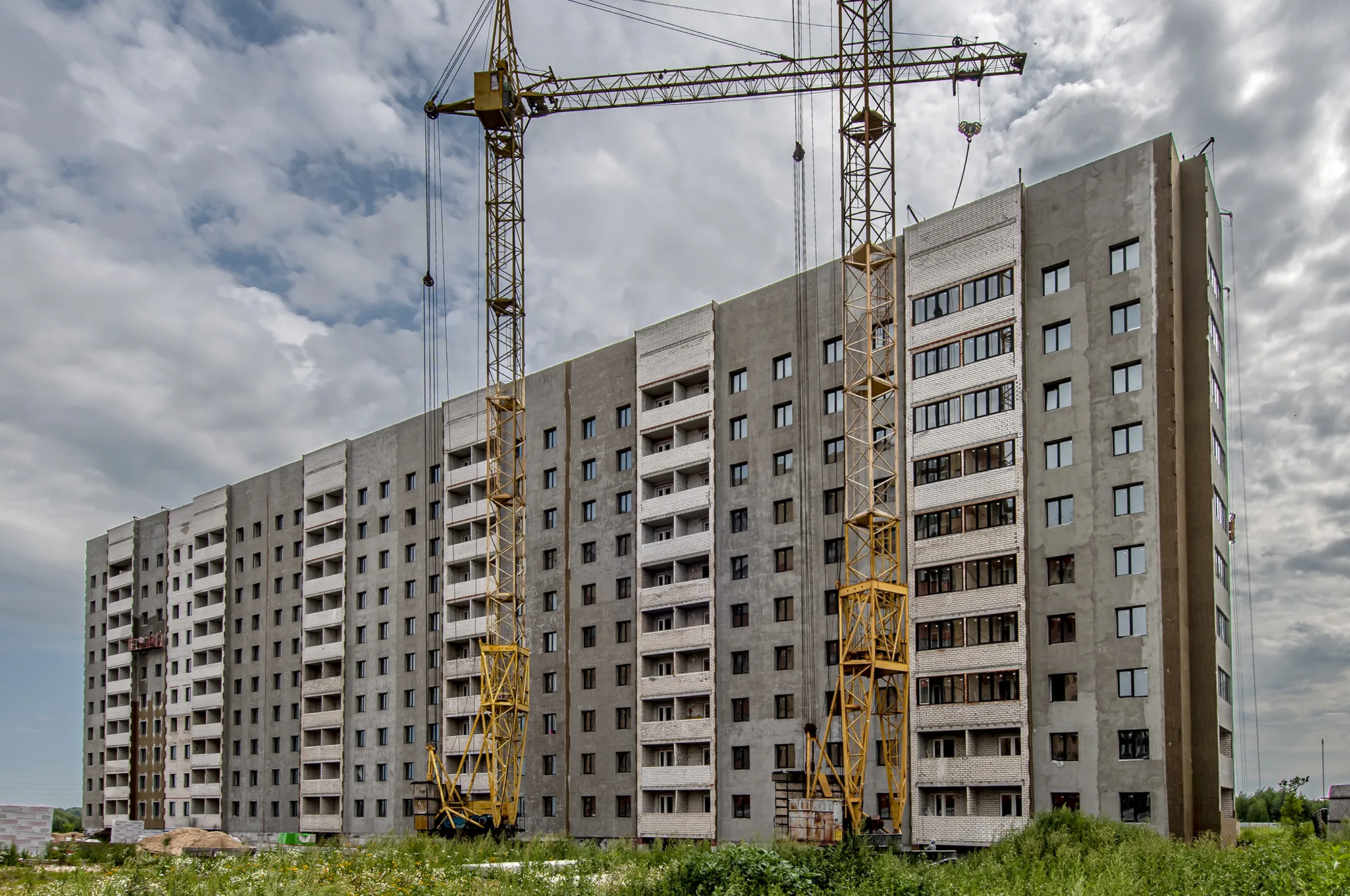 ЖК ОГНИ ход строительства