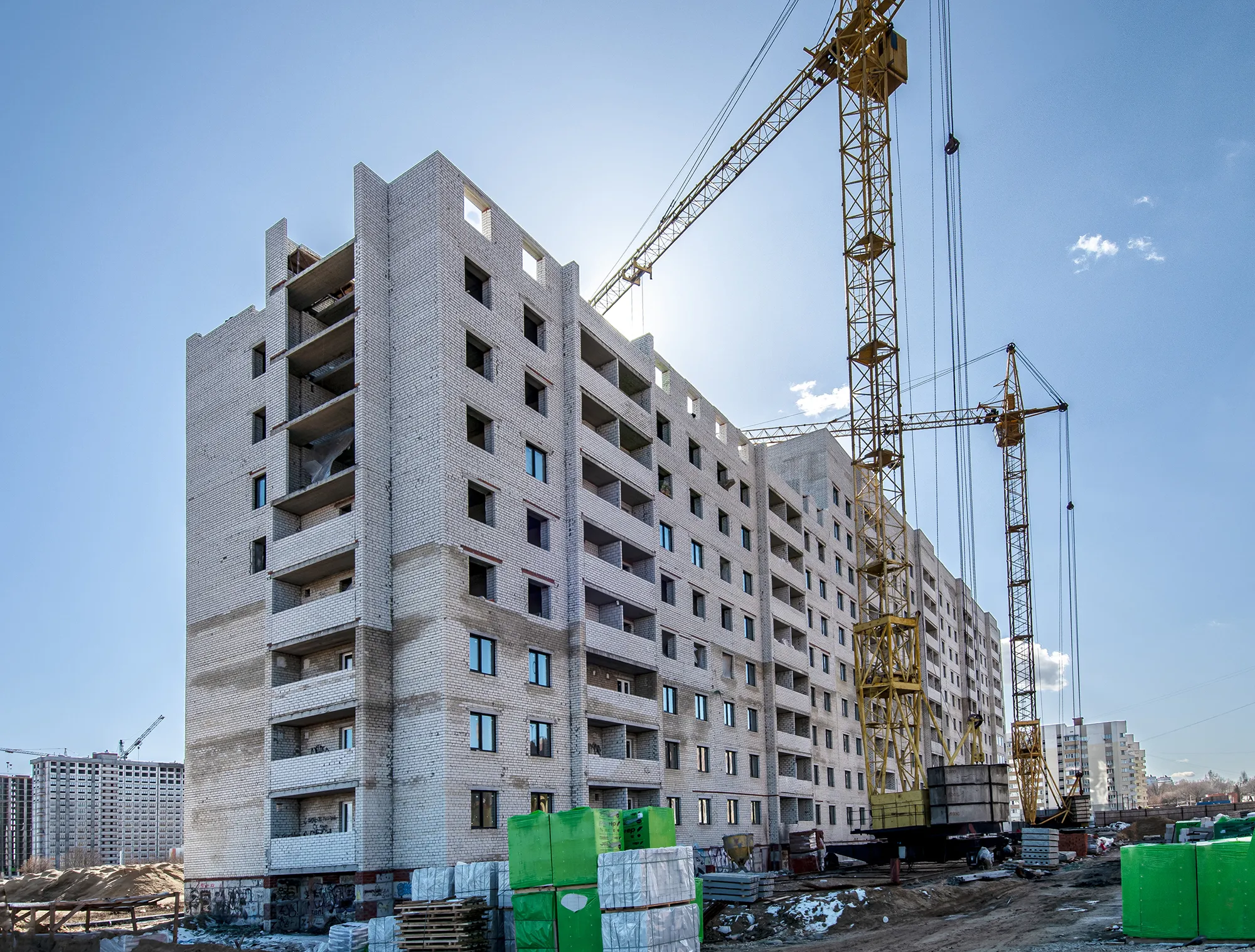 ЖК ОГНИ ход строительства