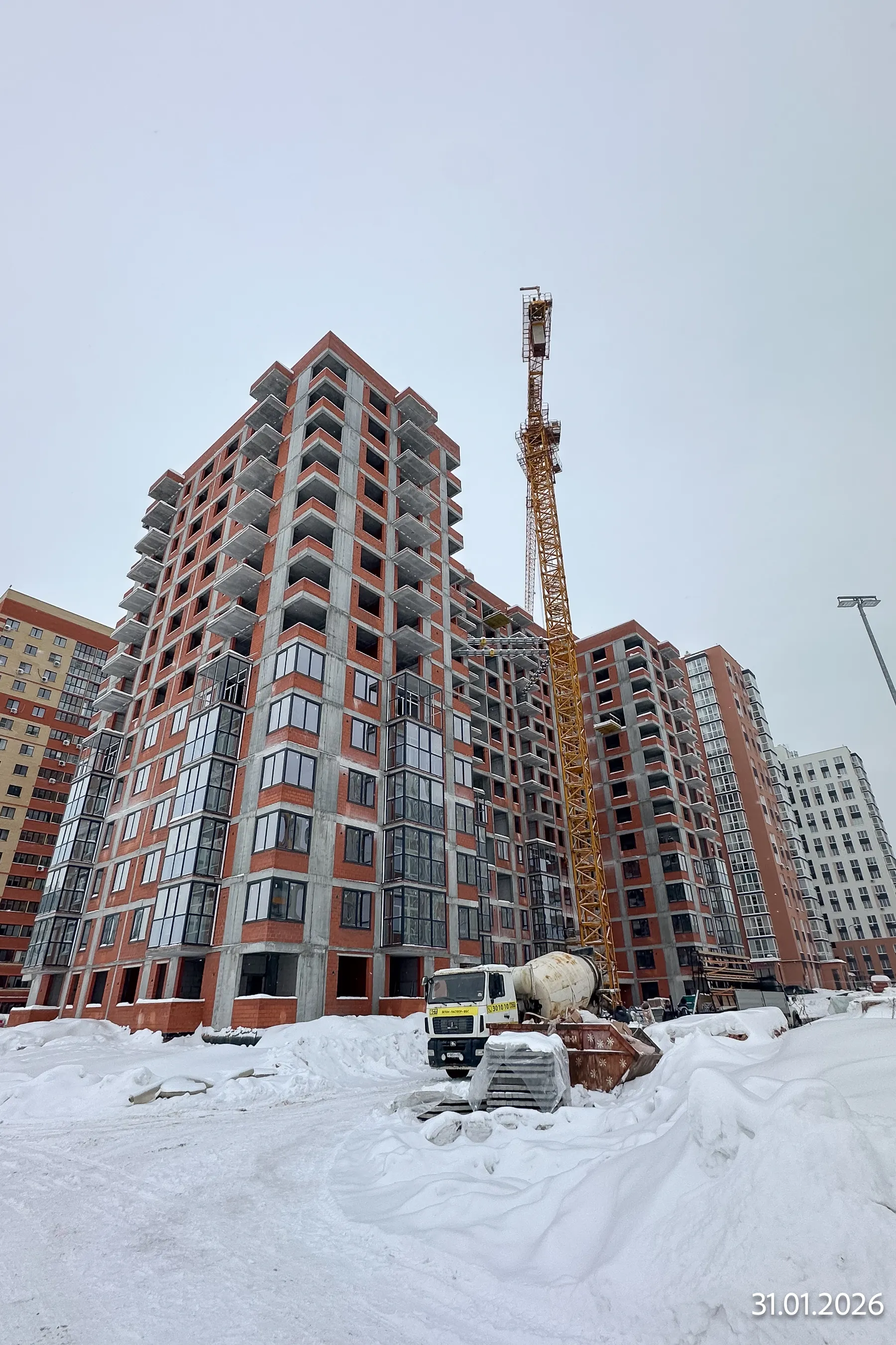 ЖК Правый берег ход строительства