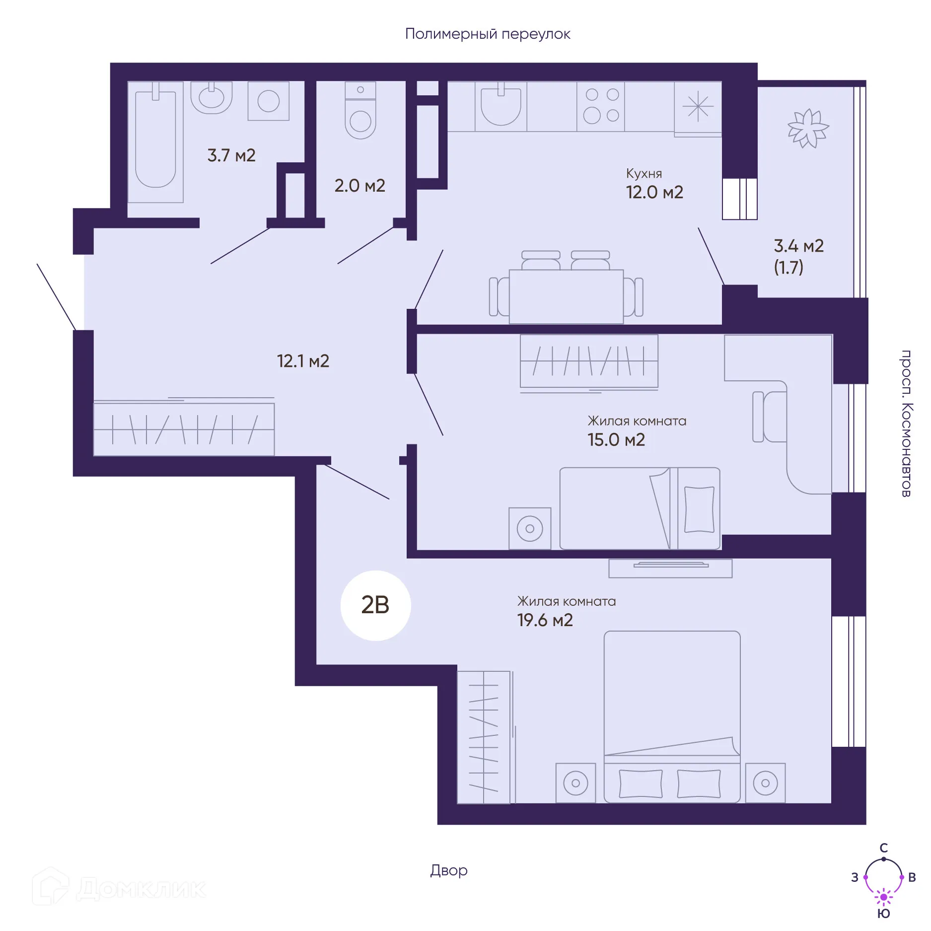 Фото квартиры в ЖК Космос