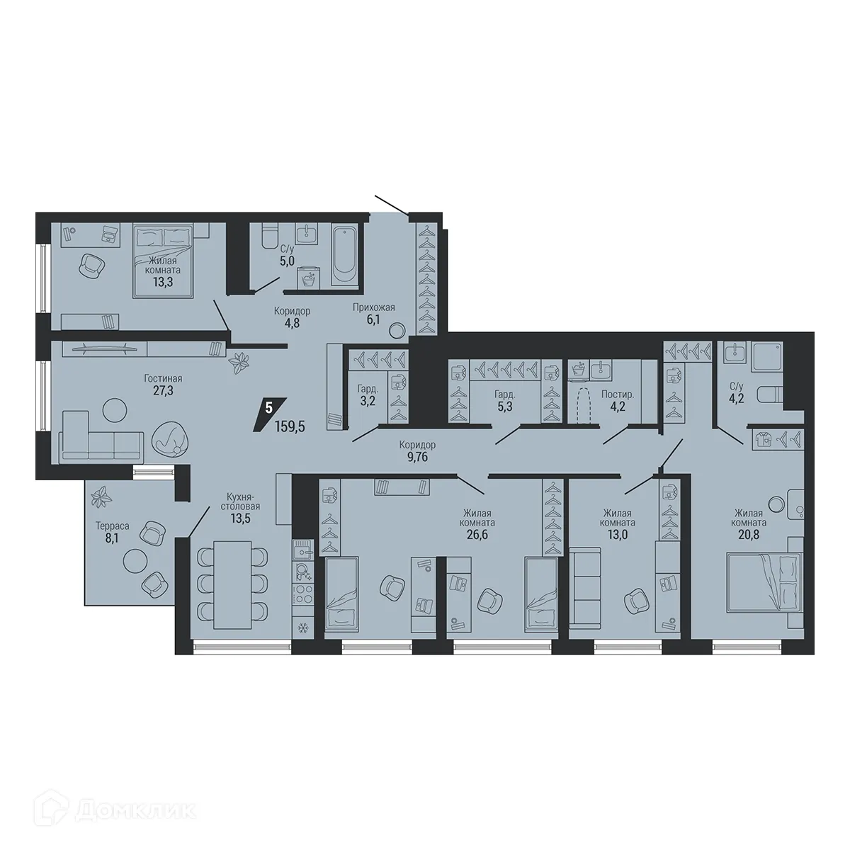 Фото квартиры в ЖК Настоящий