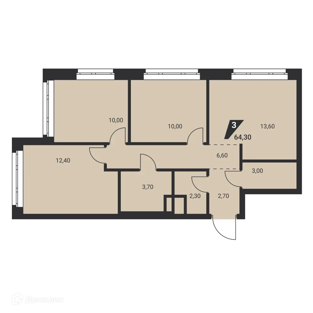 Фото квартиры в ЖК Квартал К3