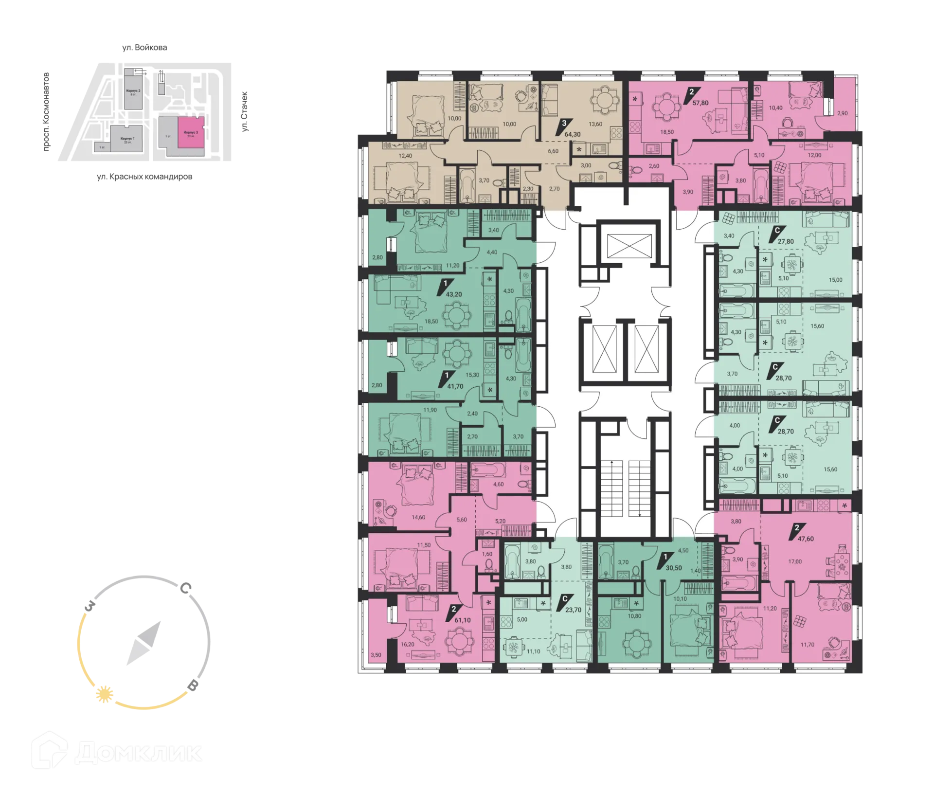 Фото квартиры в ЖК Квартал К3