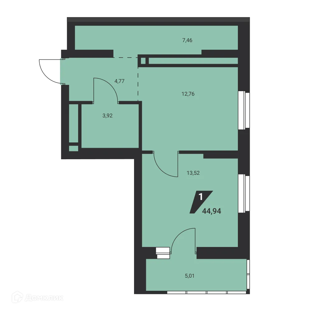 Фото квартиры в ЖК Жилой комплекс "М1"