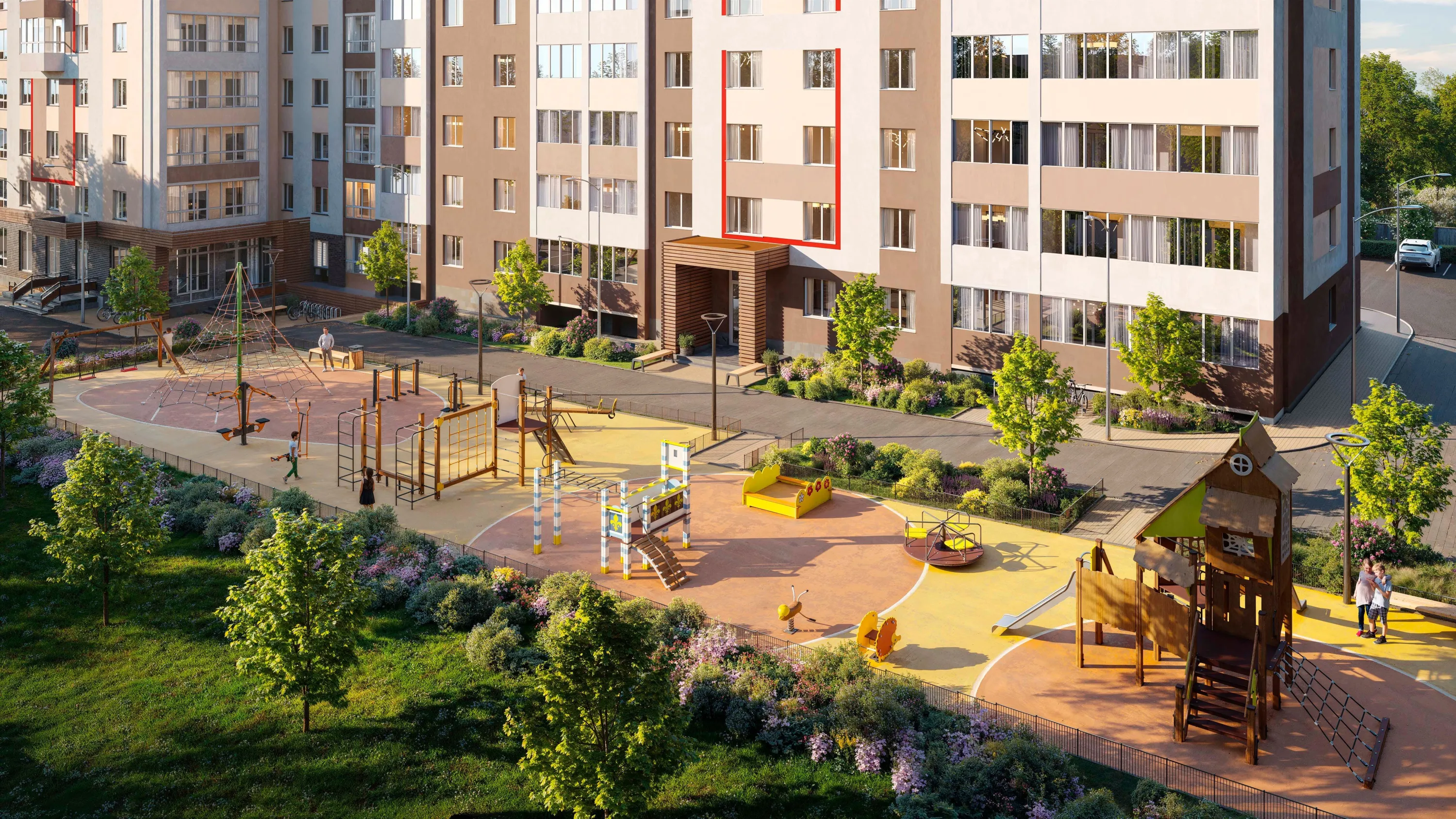 Планировка 2-комнатной квартиры 67.51 м² в ЖК Стрижи, г. Рыбное — фото 1