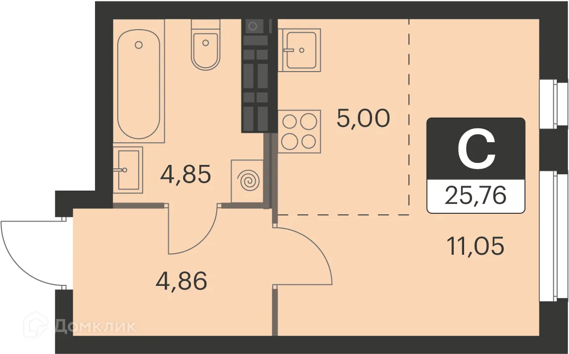 Фото квартиры в ЖК Спутник-1