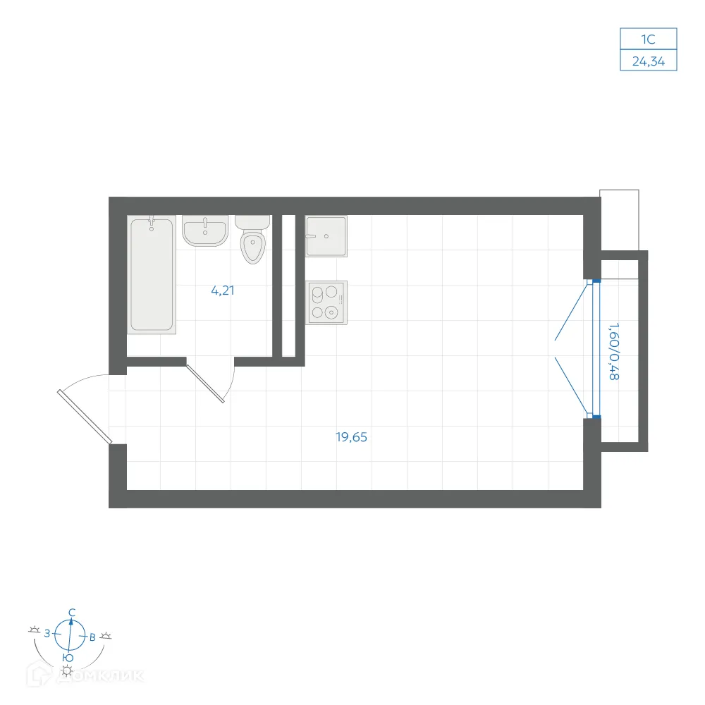 Фото квартиры в ЖК Центральный Парк