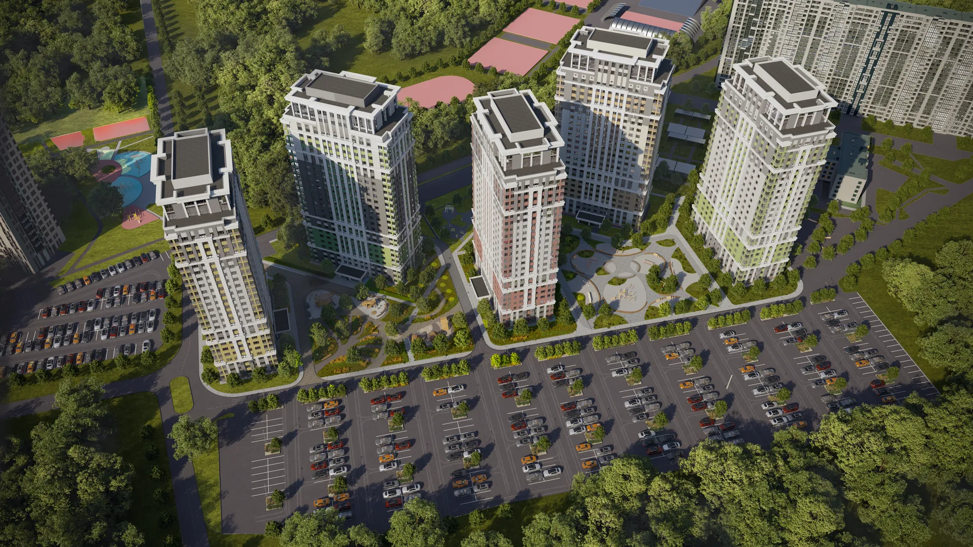 Планировка 1-комнатной квартиры 41.65 м² в ЖК "Северный", г. Рязань — фото 50