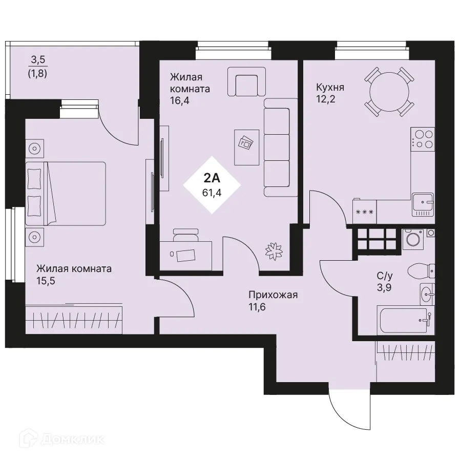 Фото квартиры в ЖК Veer Park (Веер Парк)