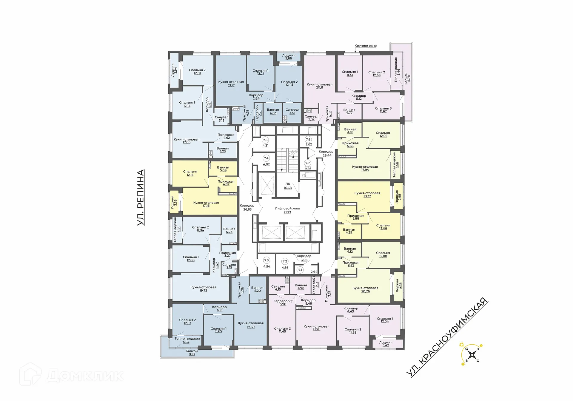 Фото квартиры в ЖК "REPIN TOWERS (Репин Тауэрс)"