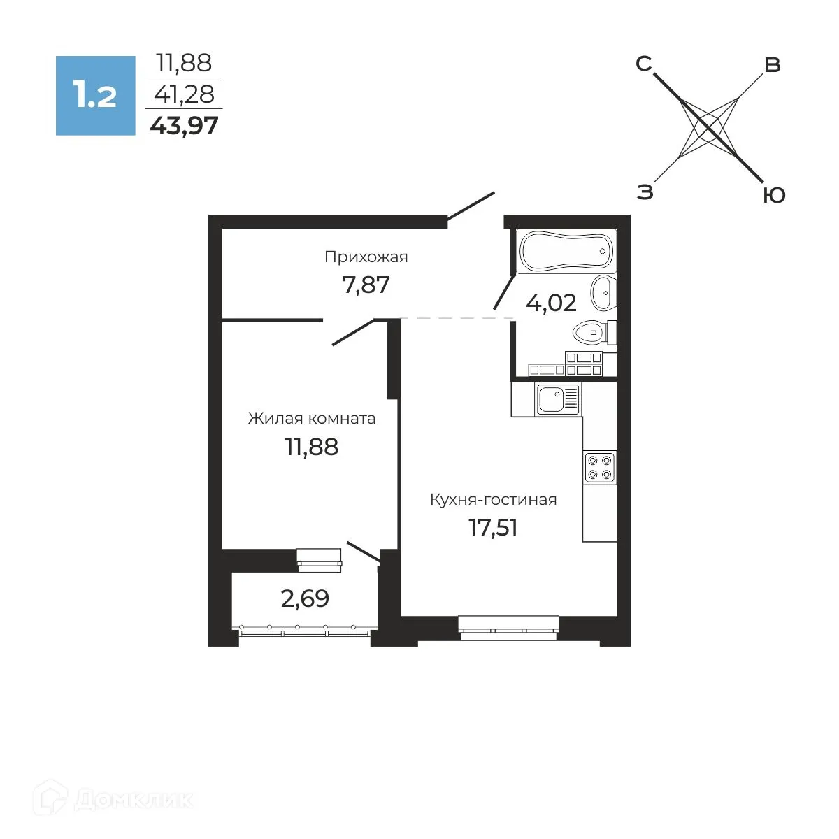 Фото квартиры в ЖК "Академ-Центр"