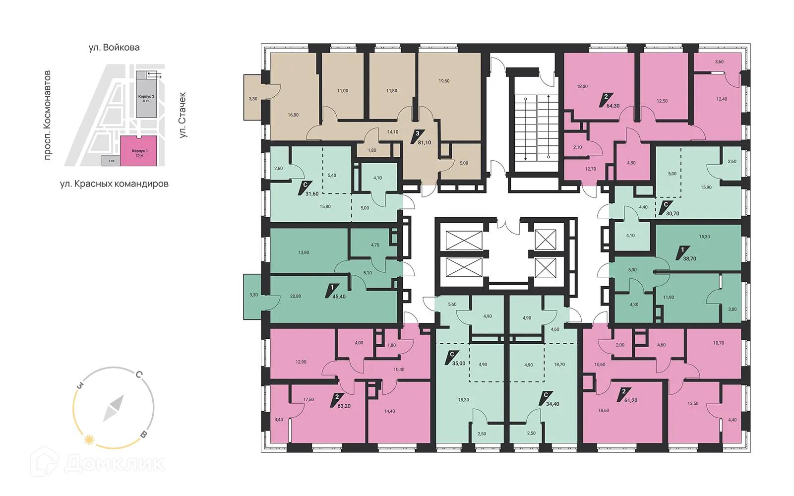 Фото квартиры в ЖК Квартал К3