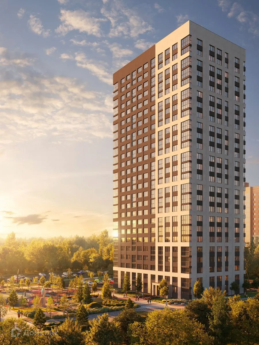 Планировка 1-комнатной квартиры 41.71 м² в ЖК Космос, г. Рязань — фото 2