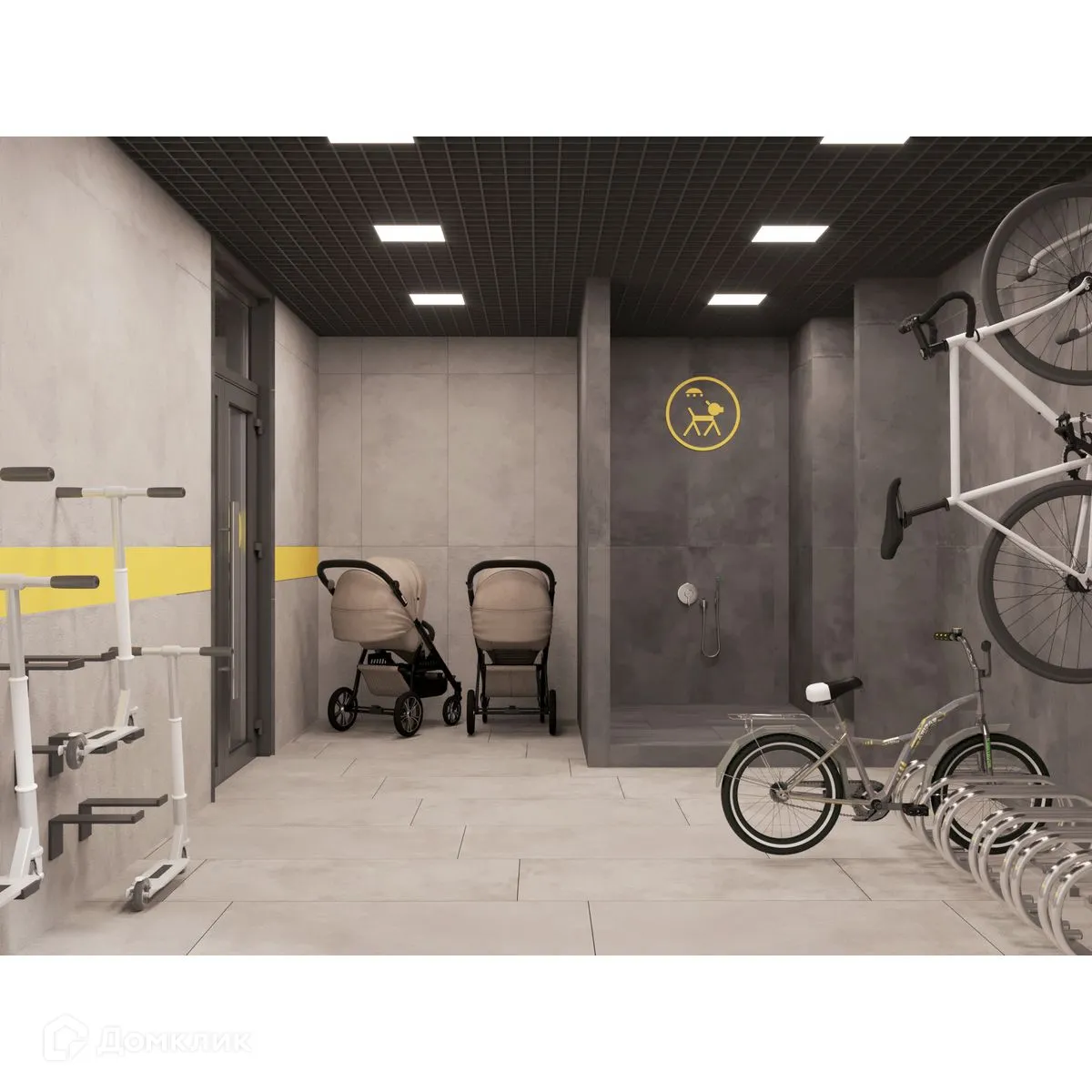 Планировка 1-комнатной квартиры 41.71 м² в ЖК Космос, г. Рязань — фото 5