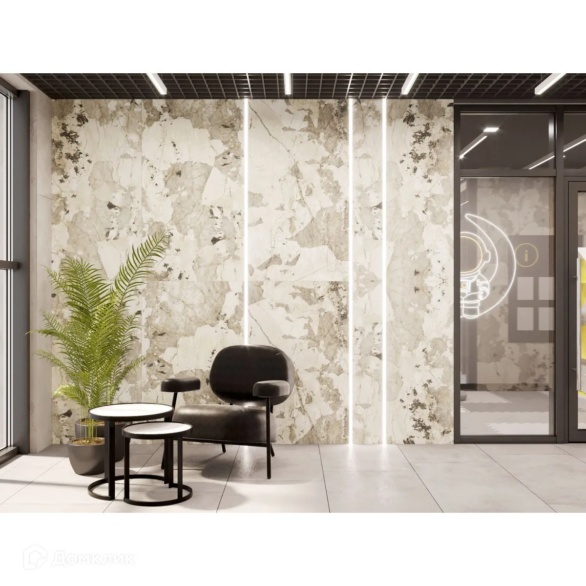 Планировка 1-комнатной квартиры 41.71 м² в ЖК Космос, г. Рязань — фото 10