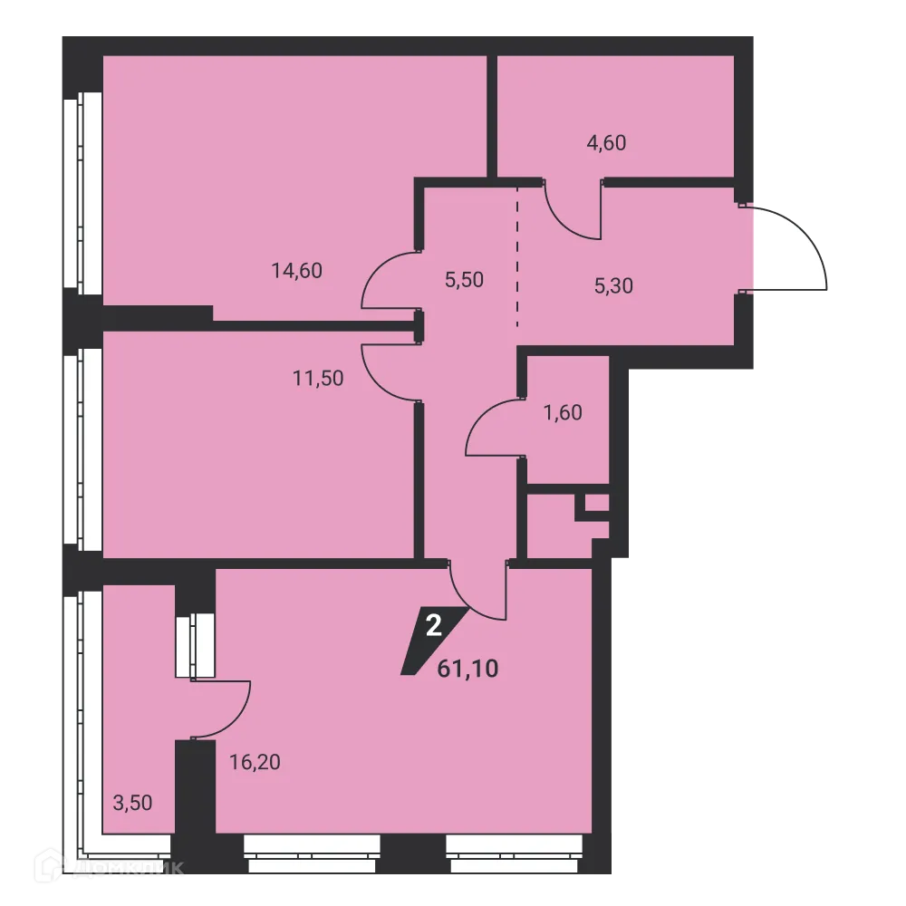 Фото квартиры в ЖК Квартал К3