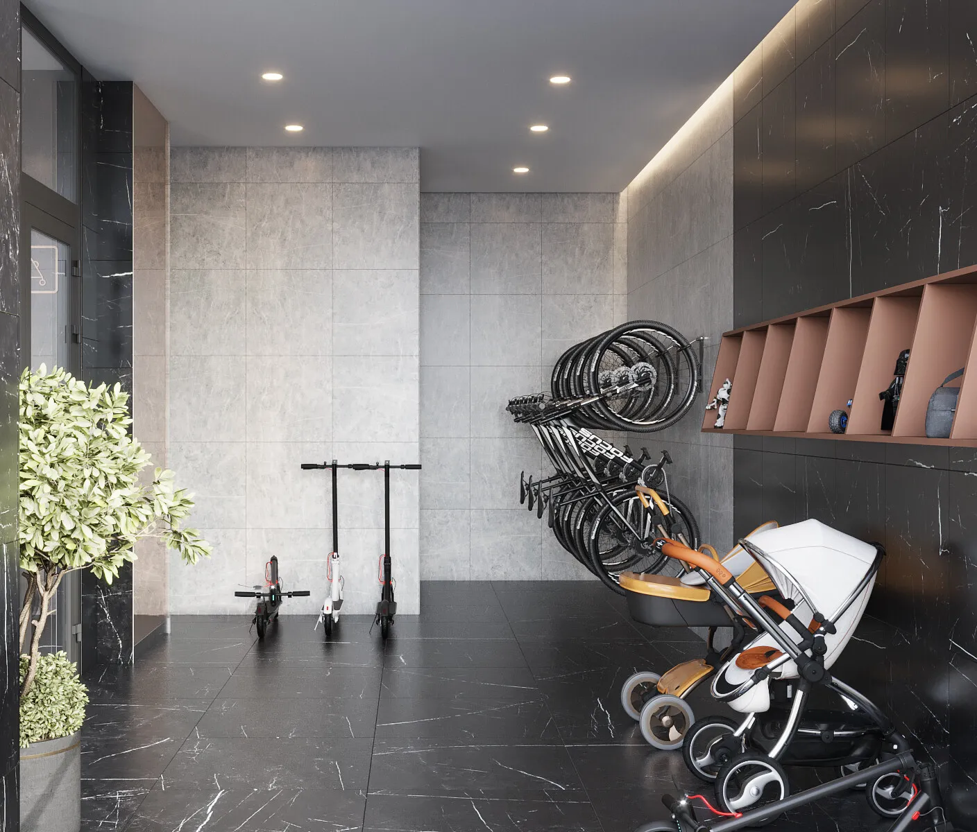 Планировка 1-комнатной квартиры 87.94 м² в ЖК МЕДНЫЙ, г. Рязань — фото 43