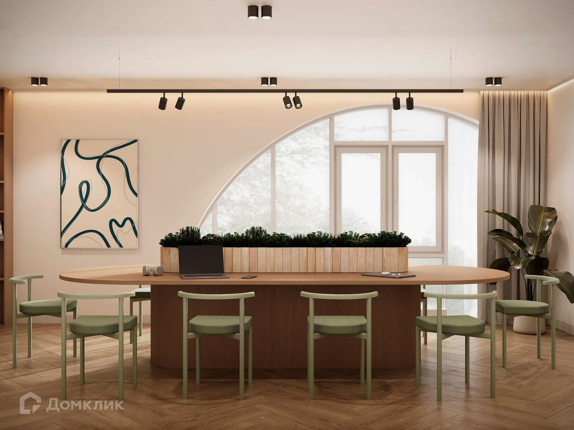 Планировка 3-комнатной квартиры 105.81 м² в ЖК Арт-кварталы, г. Рязань — фото 20