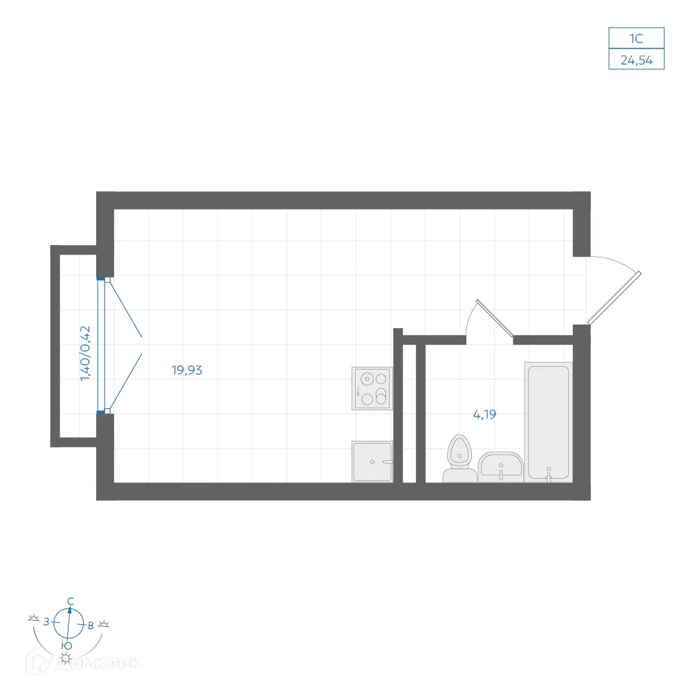 Фото квартиры в ЖК Центральный Парк