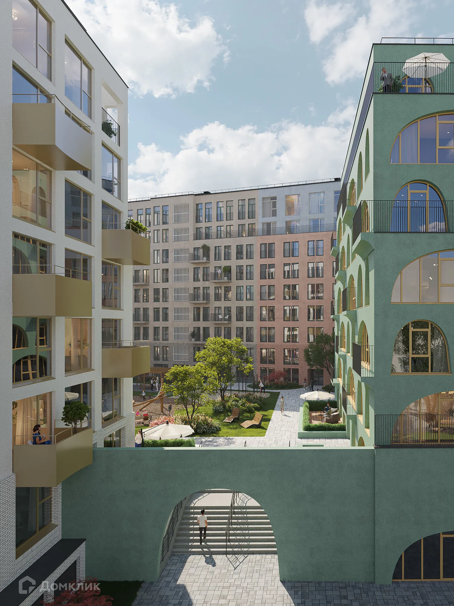 Планировка 3-комнатной квартиры 123.84 м² в ЖК Арт-кварталы, г. Рязань — фото 22