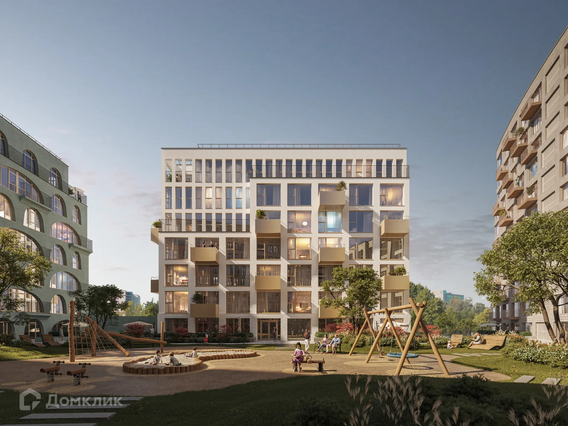 Планировка 3-комнатной квартиры 123.84 м² в ЖК Арт-кварталы, г. Рязань — фото 25