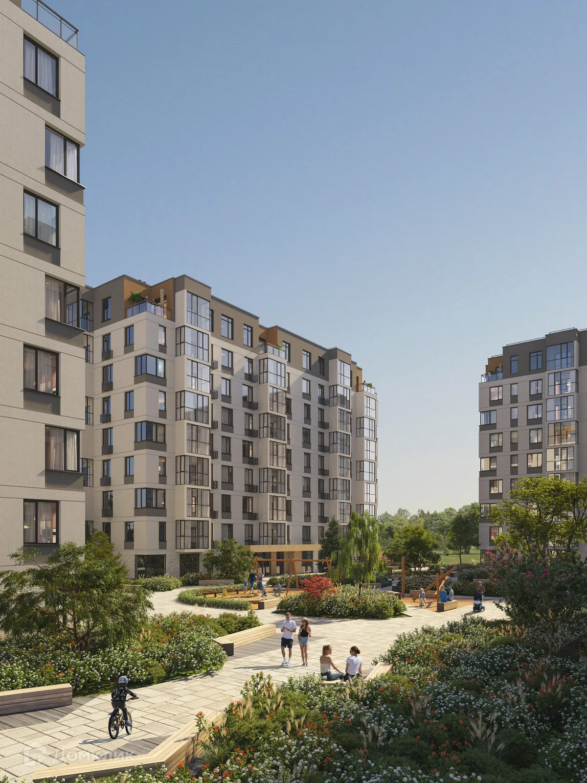 Планировка 2-комнатной квартиры 66.01 м² в ЖК Квартал Дягилев, г. Рязань — фото 11