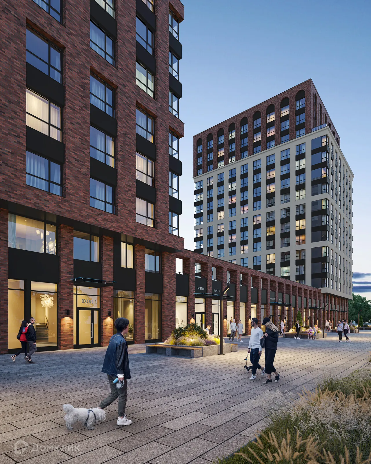 Планировка 1-комнатной квартиры 46.41 м² в ЖК «Галерея», г. Рязань — фото 5