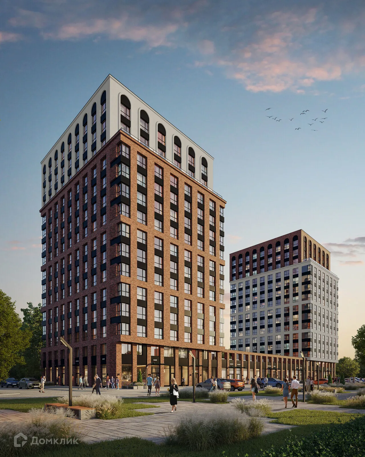 Планировка 2-комнатной квартиры 69.42 м² в ЖК «Галерея», г. Рязань — фото 3