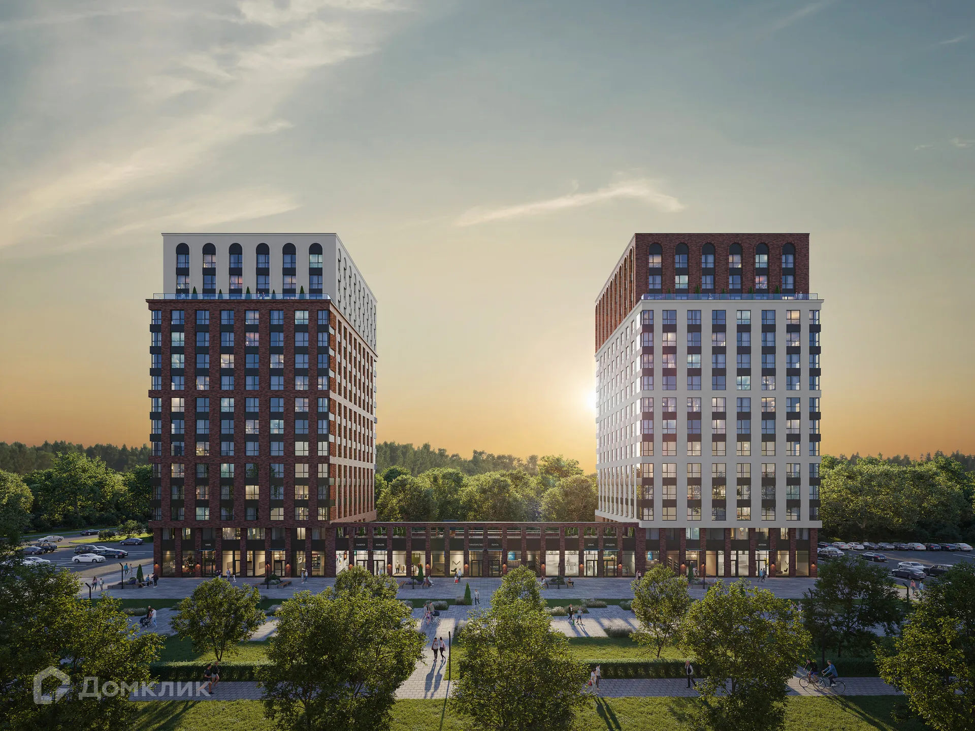 Планировка 2-комнатной квартиры 77.09 м² в ЖК «Галерея», г. Рязань — фото 4