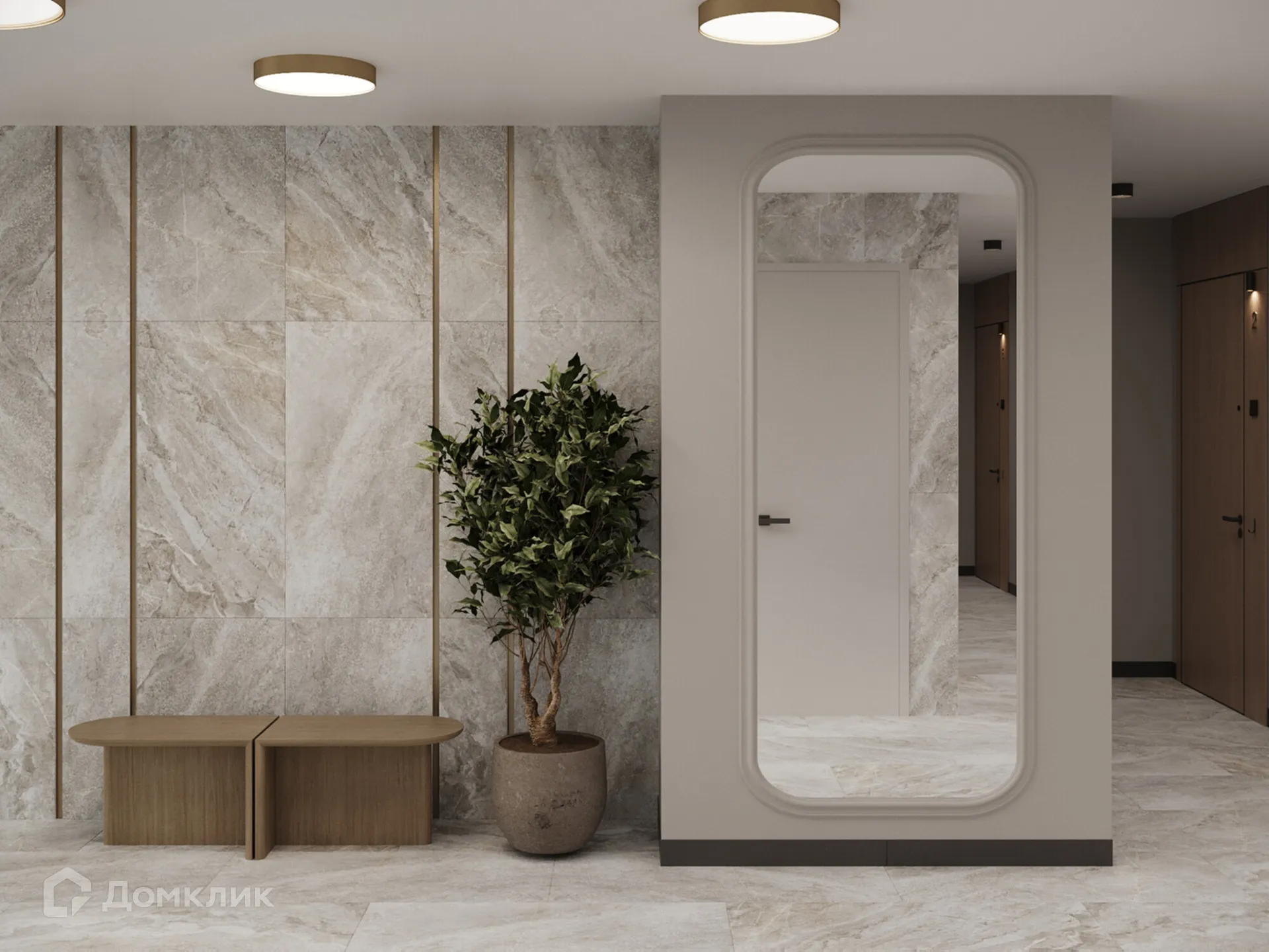 Планировка 2-комнатной квартиры 70.85 м² в ЖК Арт-кварталы, г. Рязань — фото 17