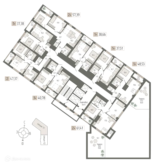 Фото квартиры в ЖК Философия Идеалистов на Черкасской