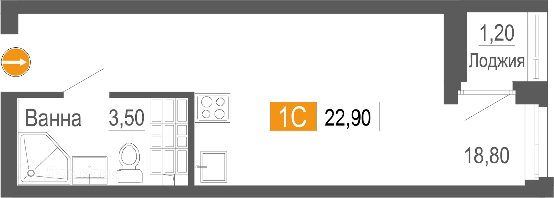 Фото квартиры в ЖК ФРИСТАЙЛ