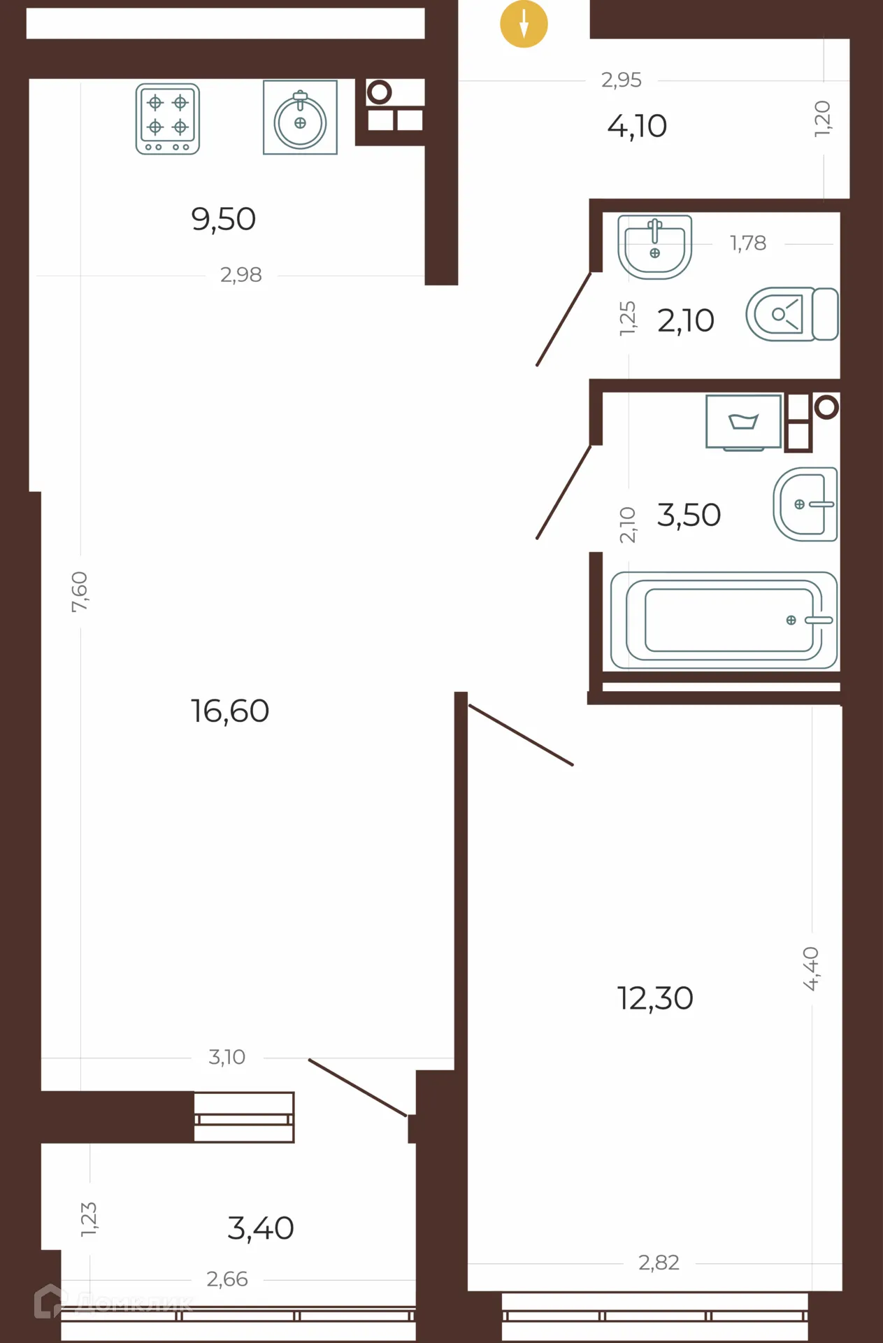 Фото квартиры в ЖК Клубный дом "Традиция"