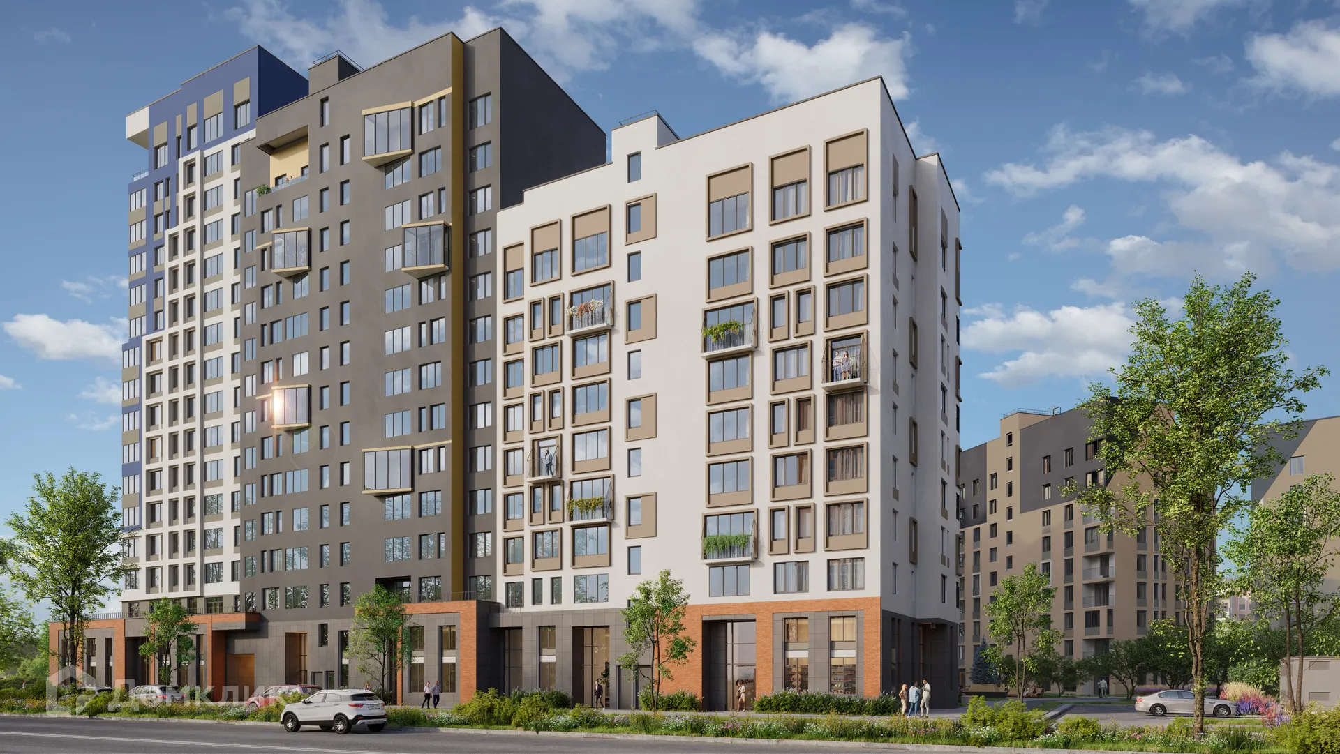 Планировка 2-комнатной квартиры 60.81 м² в ЖК Новая Олимпика, г. Екатеринбург — фото 2