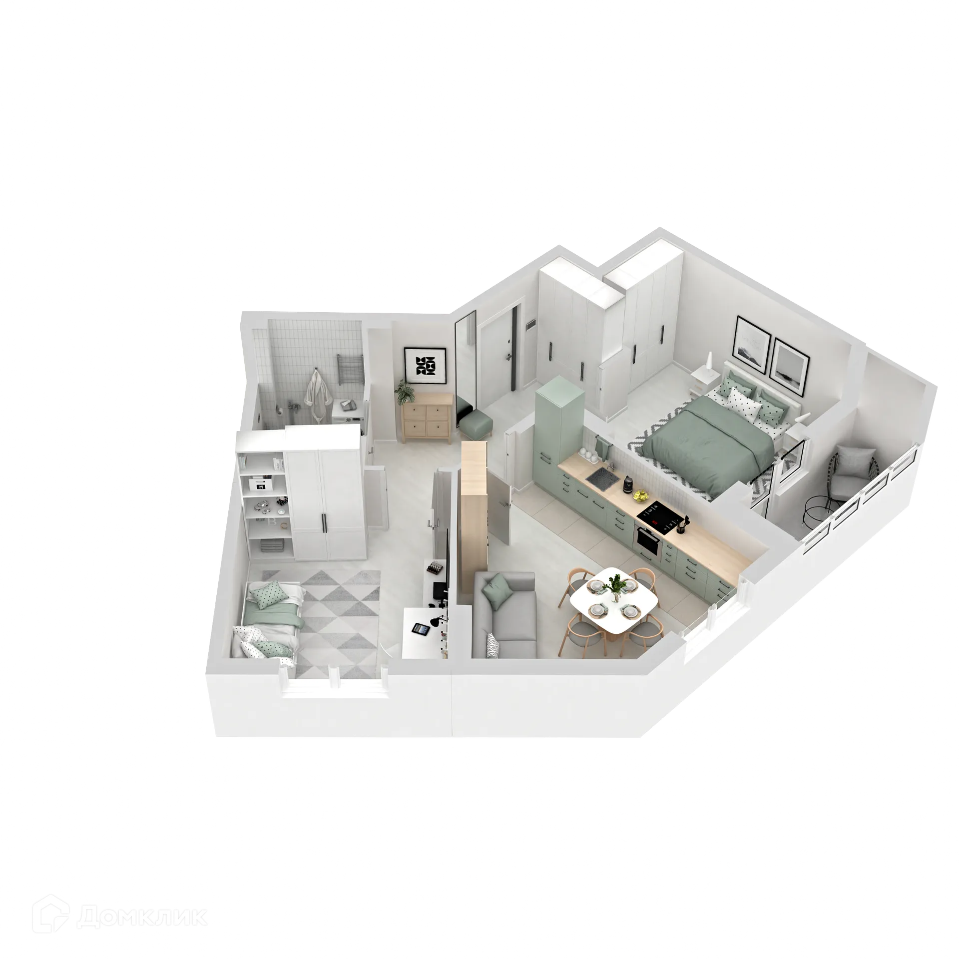 Фото квартиры в ЖК "Абрикос"