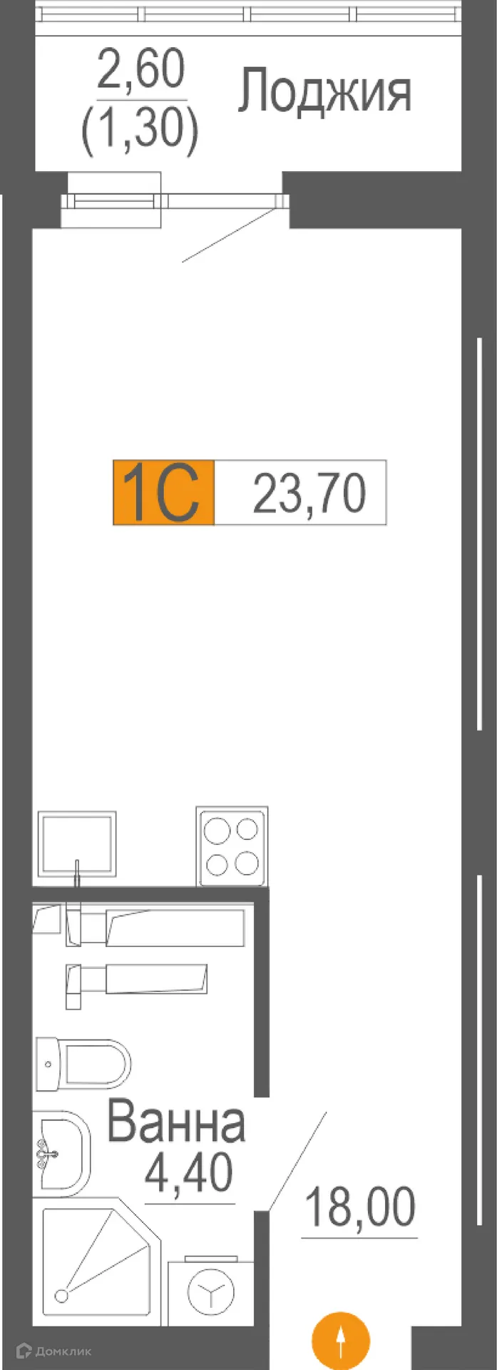 Фото квартиры в ЖК ФРИСТАЙЛ
